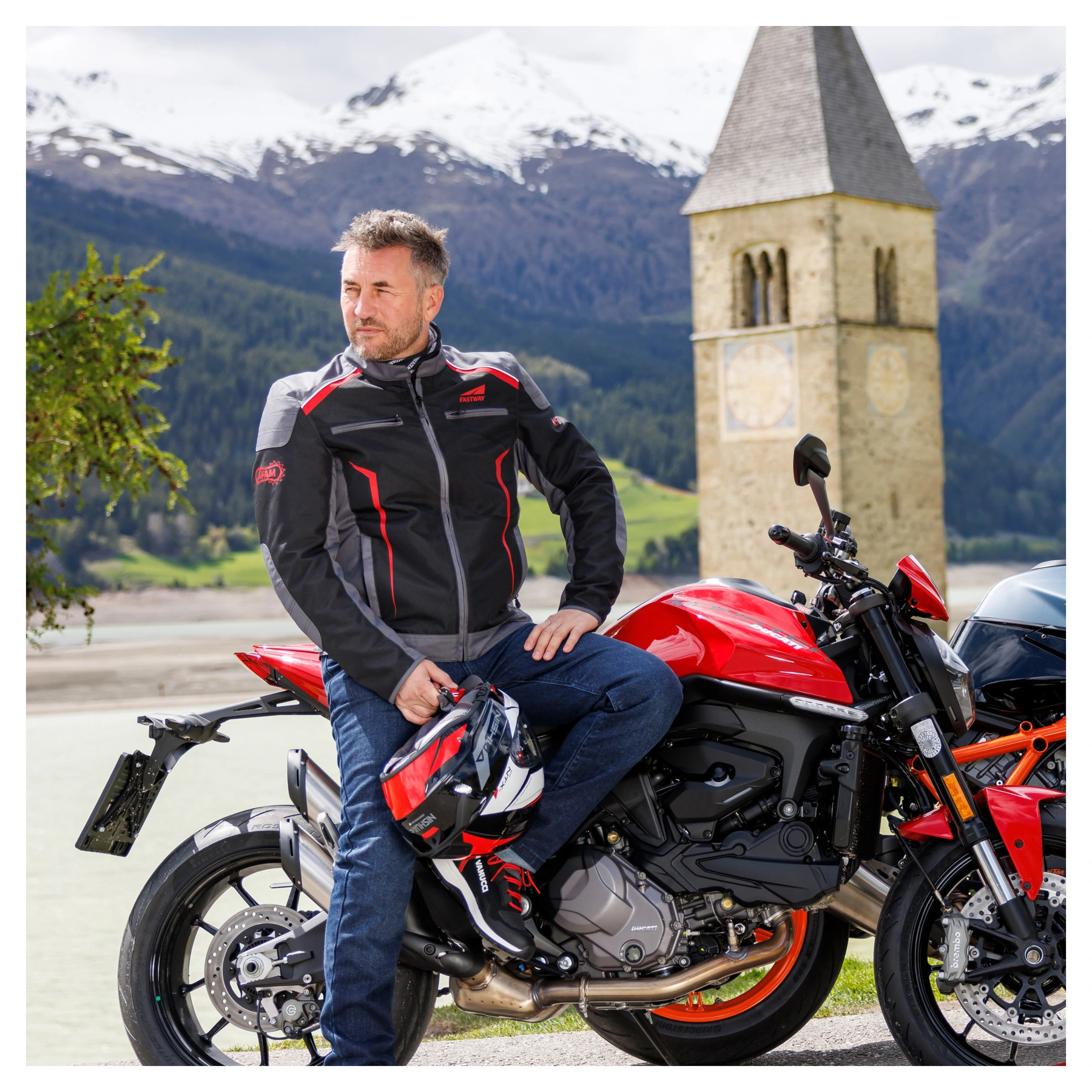 Chaqueta de equipo moto Fastway T-2212