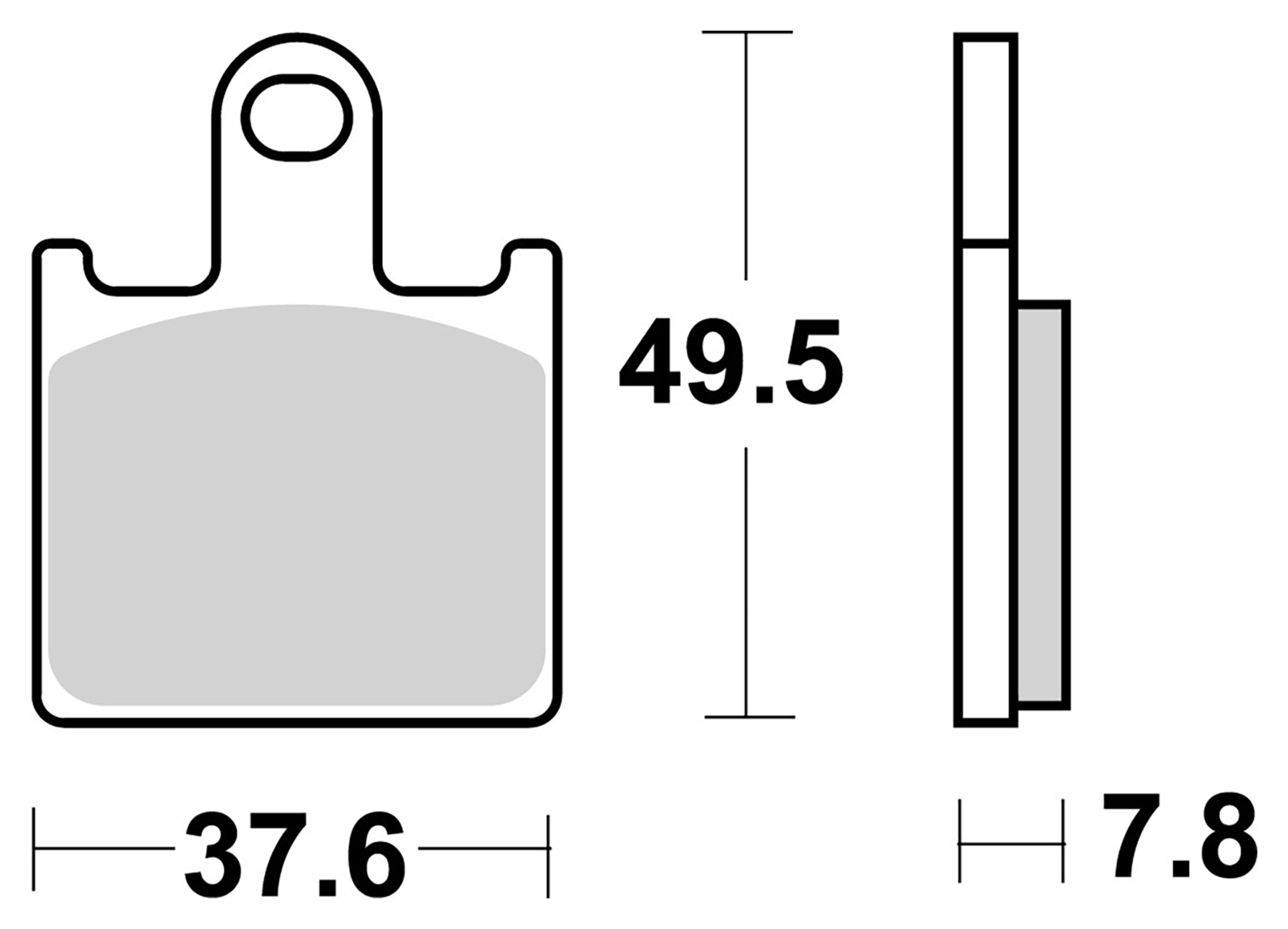 Plaquettes De Frein Metal Fritté
