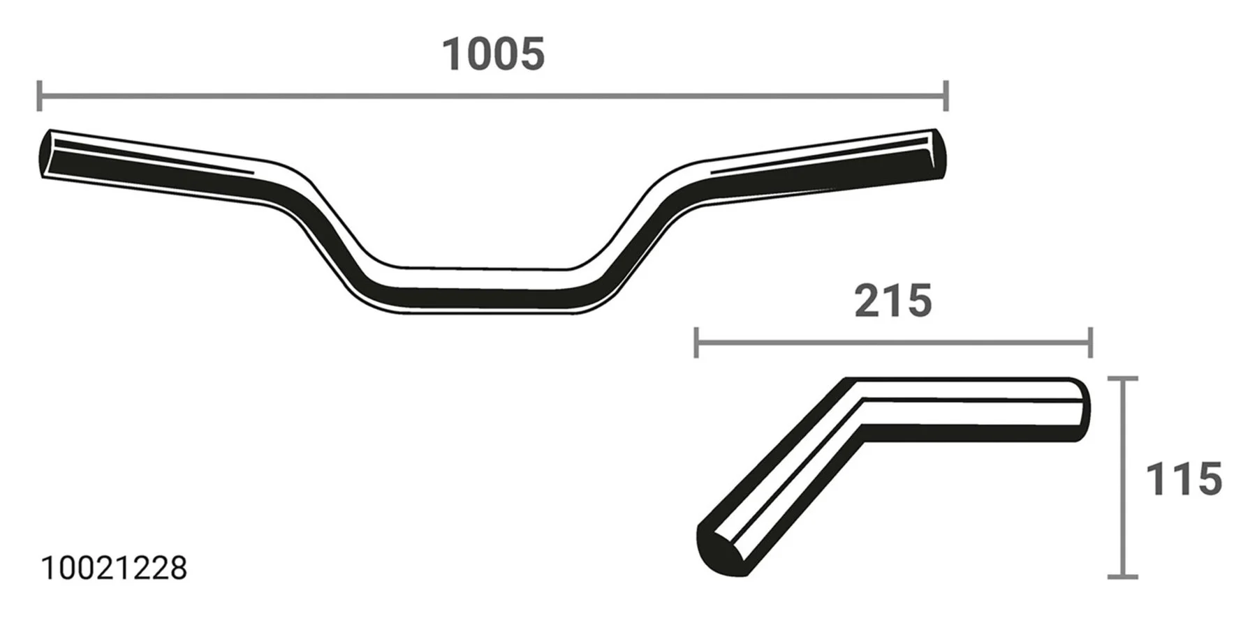 Handlebar Butterfly Width 1005Mm