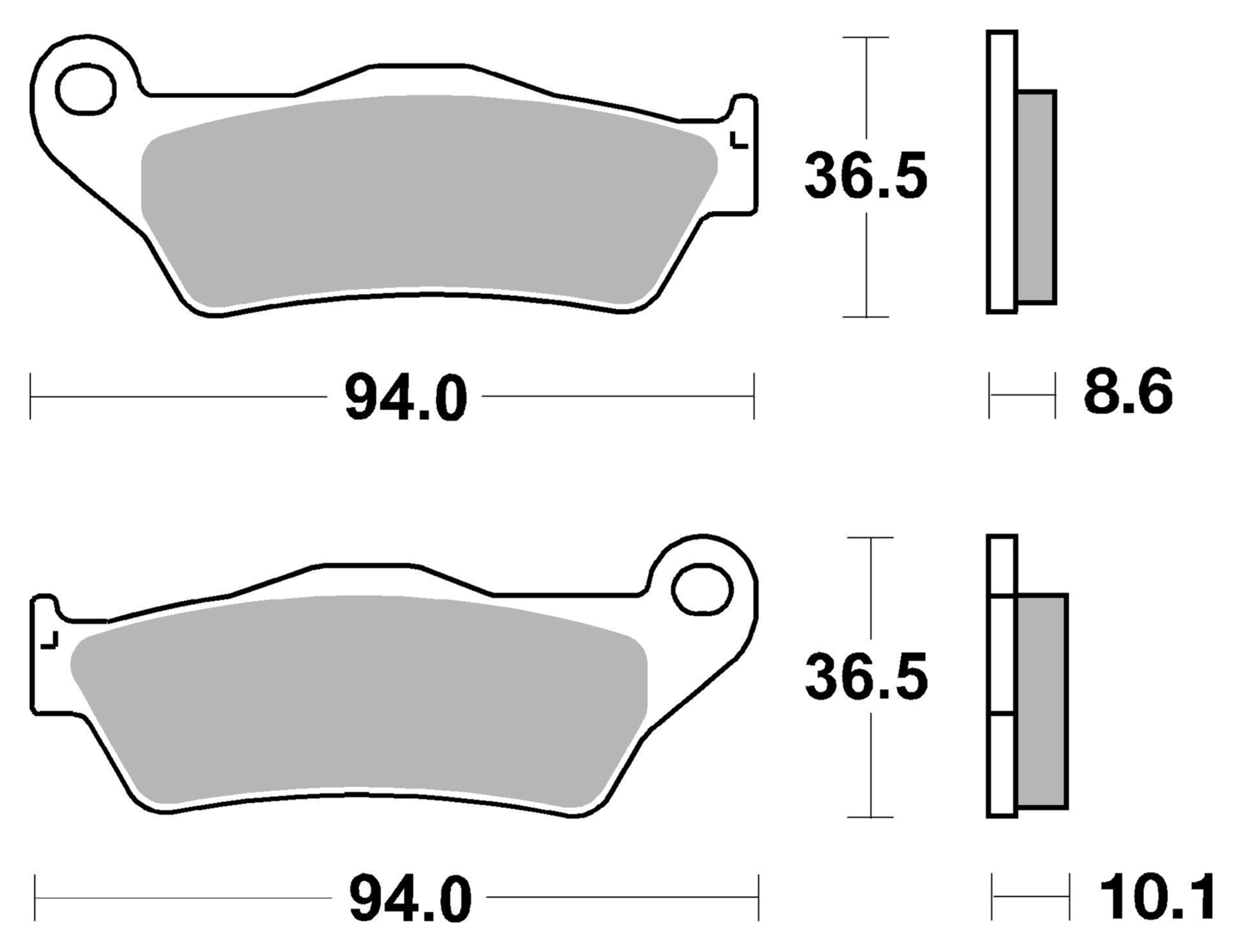 Plaquettes De Frein Metal Fritté