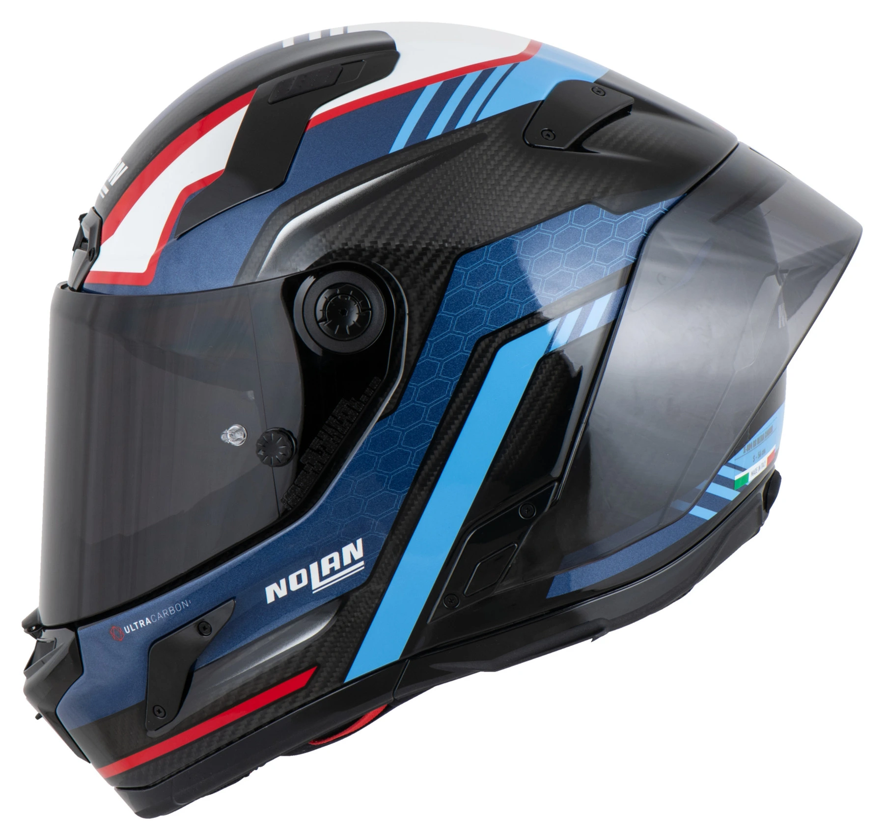 nolan helmet breath guard X-1005 ULTRA CARBON GEMINI Bianco / Rosso / Blu  Helmets removable interior Motorcycle helmet breathguard Nolan N87