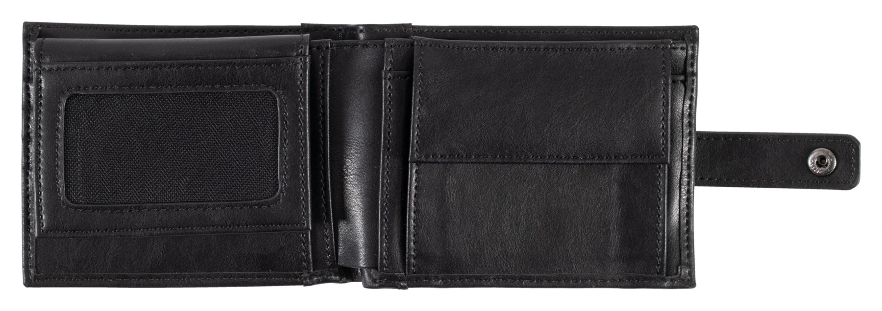 Porte-monnaie, similicuir, noir