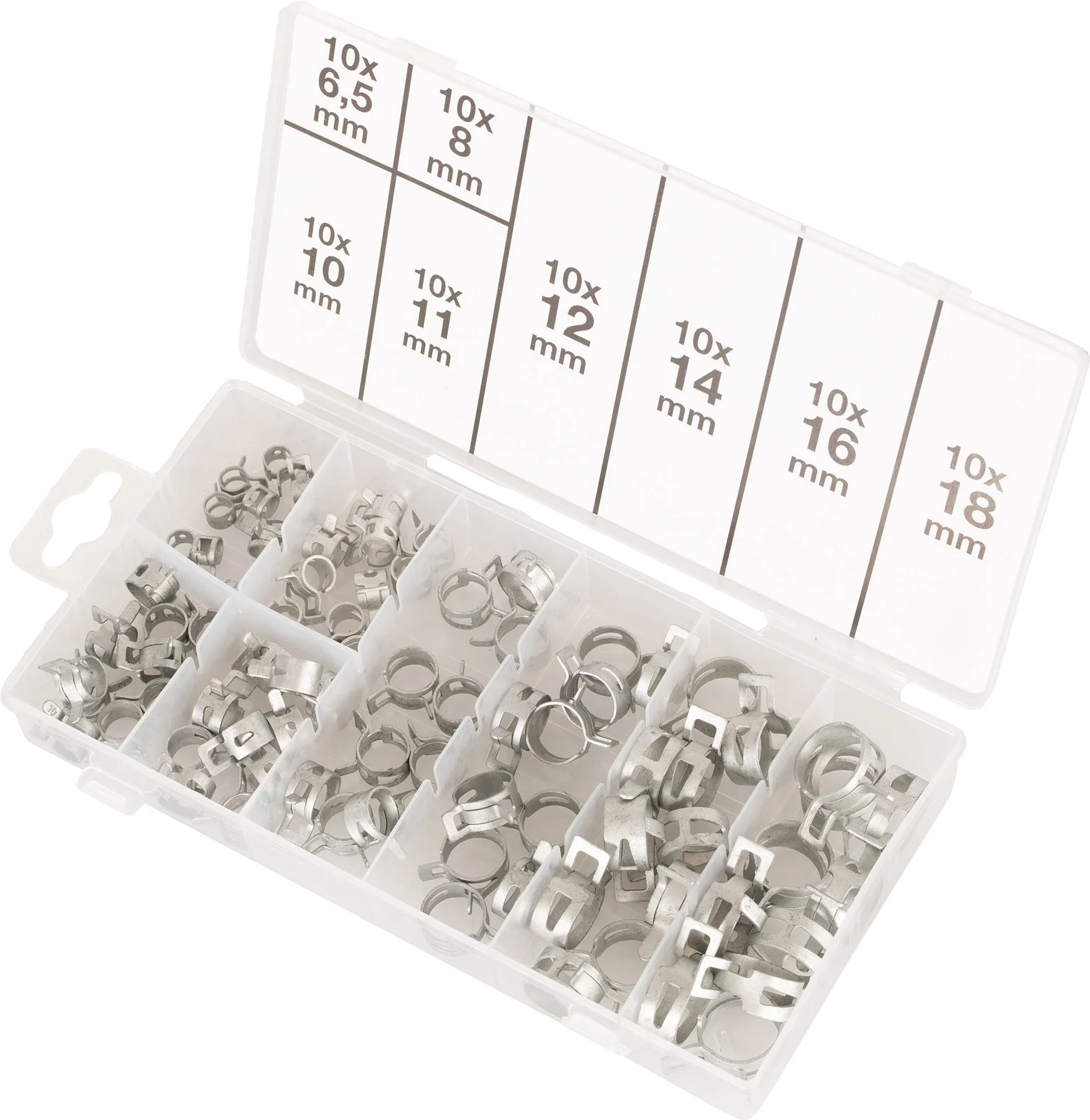 Assortim. colliers serrage autoserrants