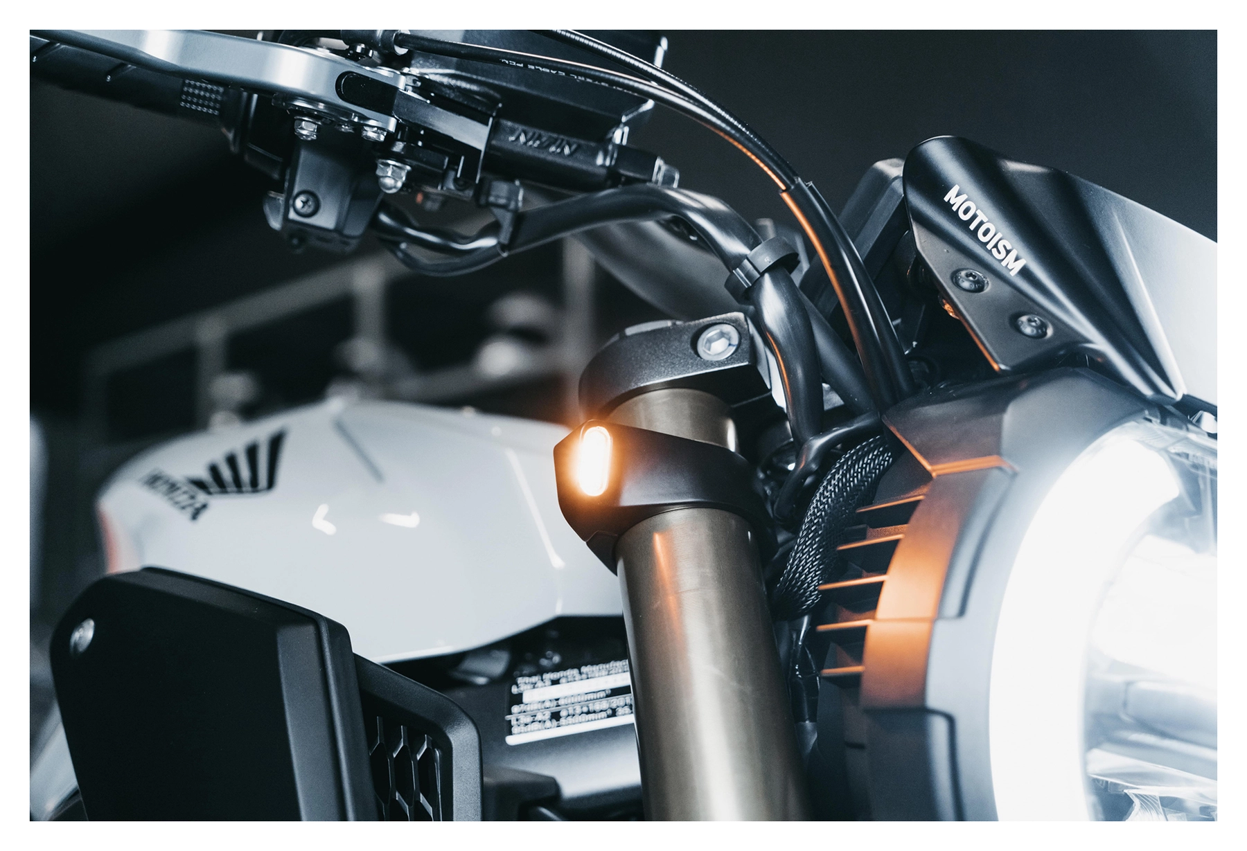 *Three Evo* Fork Clamps for Turn Signals