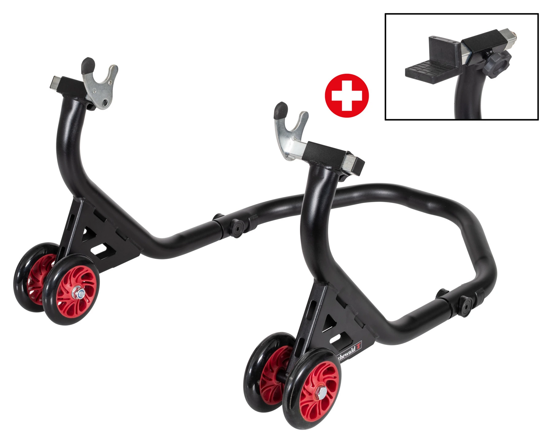 Motorcykellyft inkl. vinkel + V-adapter
