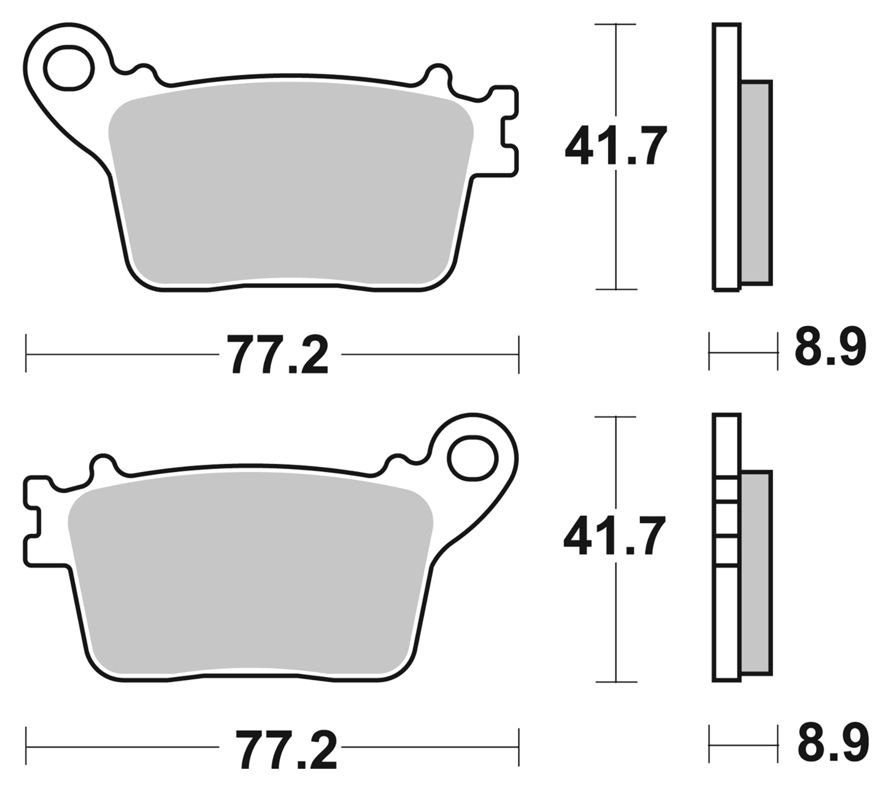 Plaquettes De Frein Metal Fritté