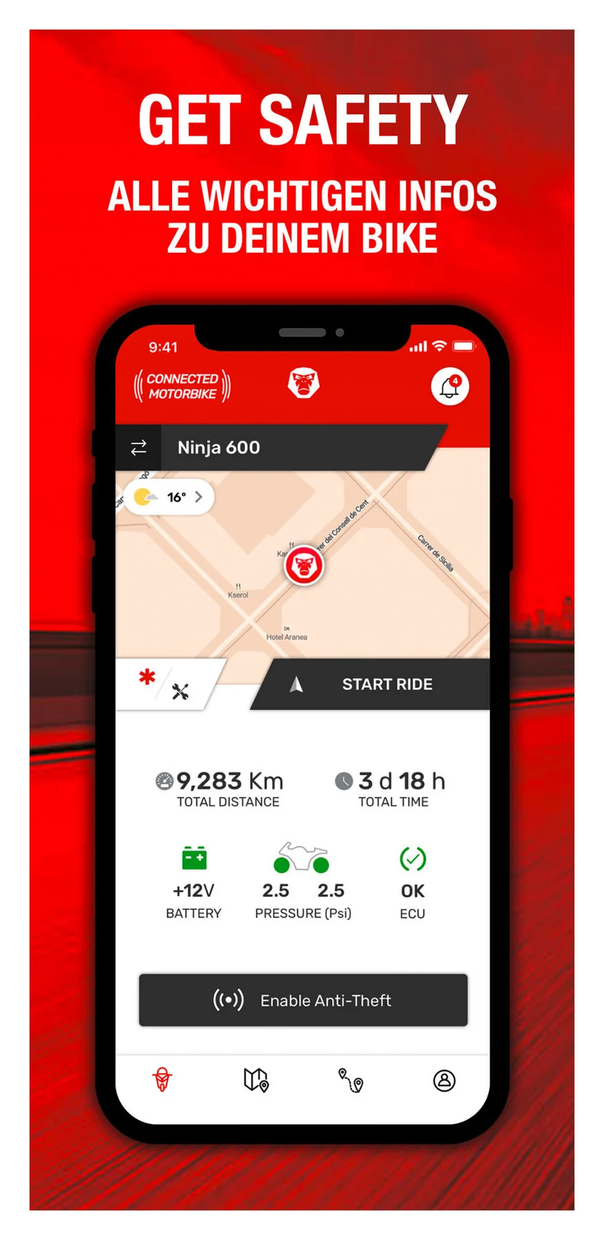 RIDELINK TRACKING MODULE