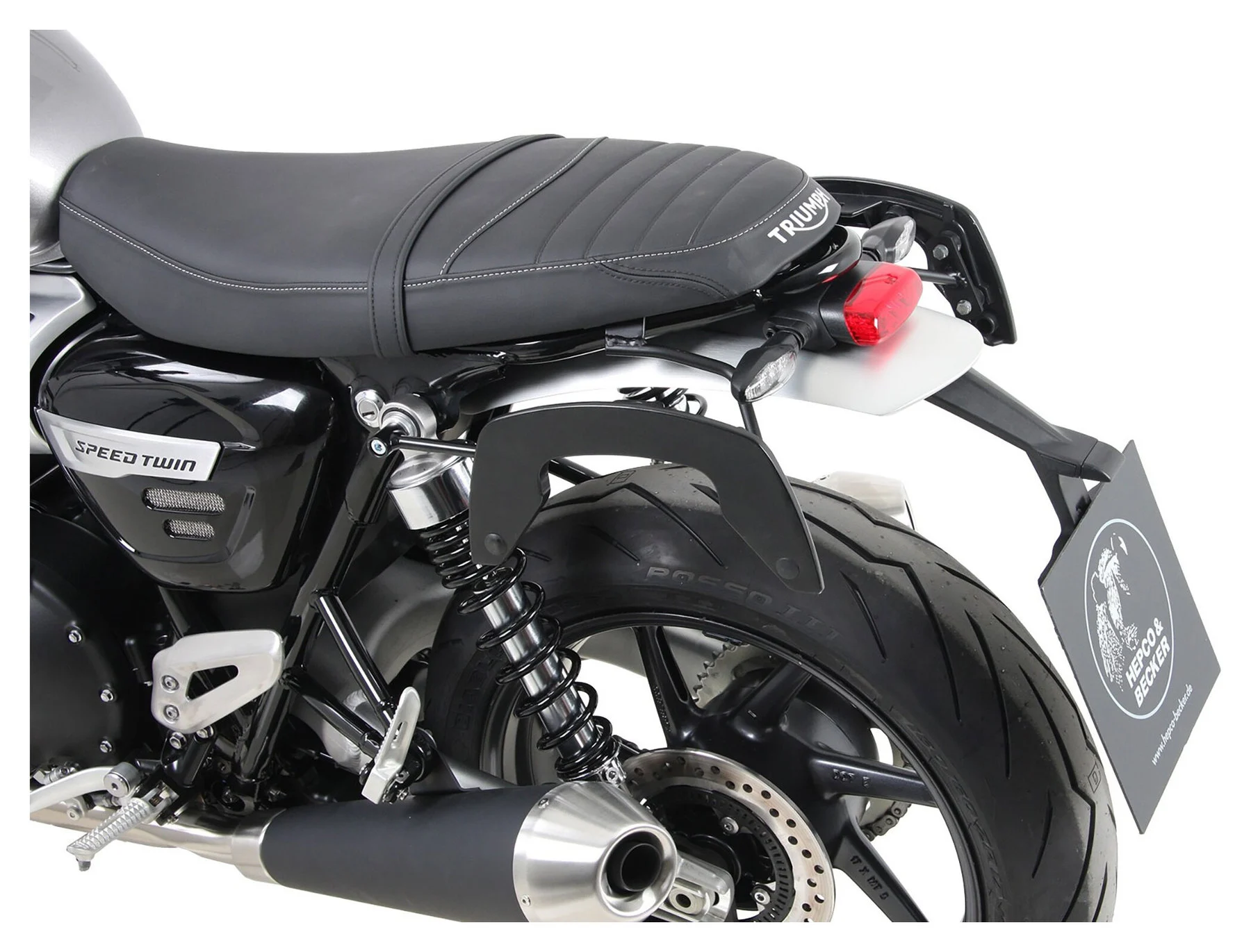 C-Bow Saddlebag Holder Black