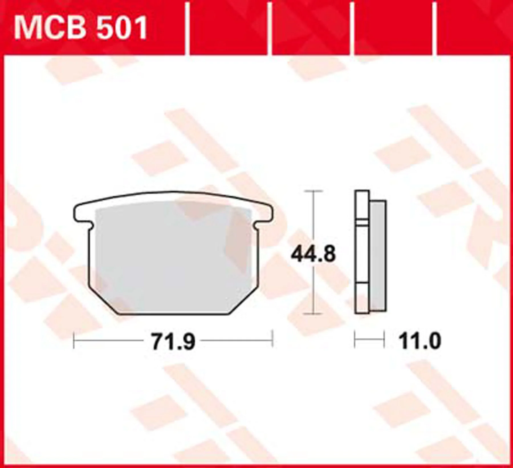 Brakepads Organic