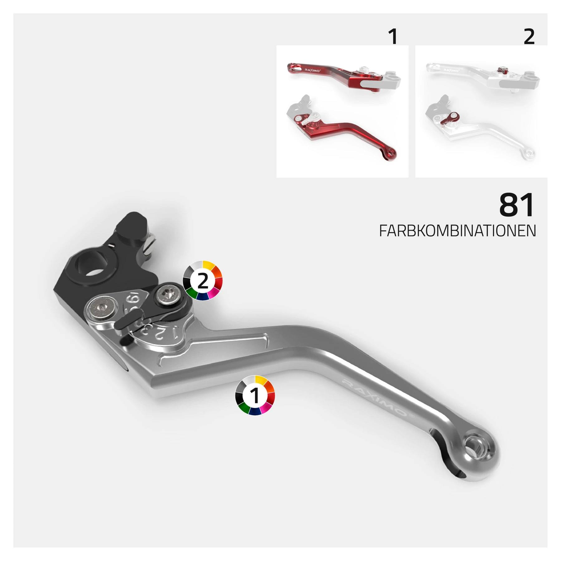 brake / clutch lever sets - short