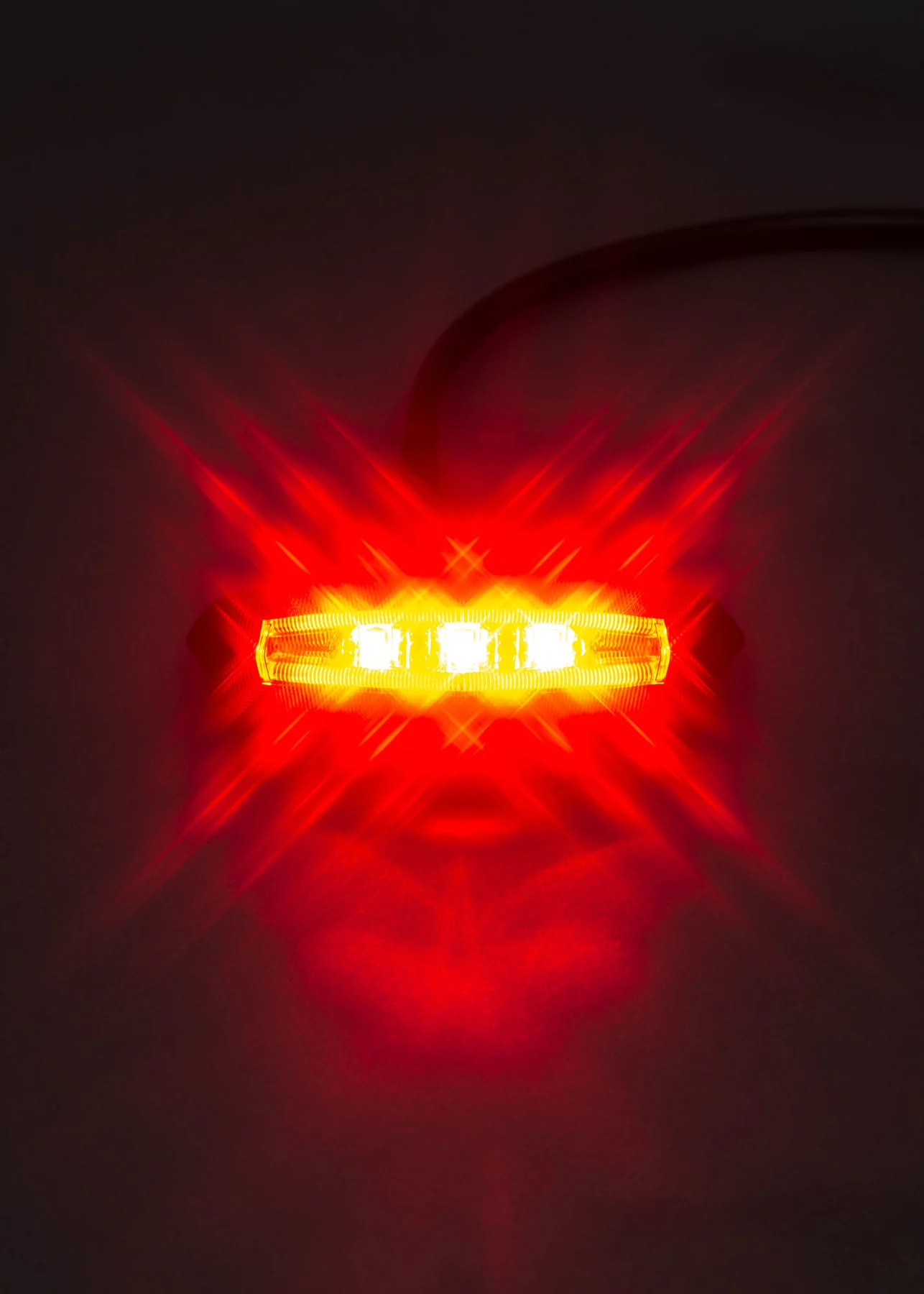 LED tail light with brake light