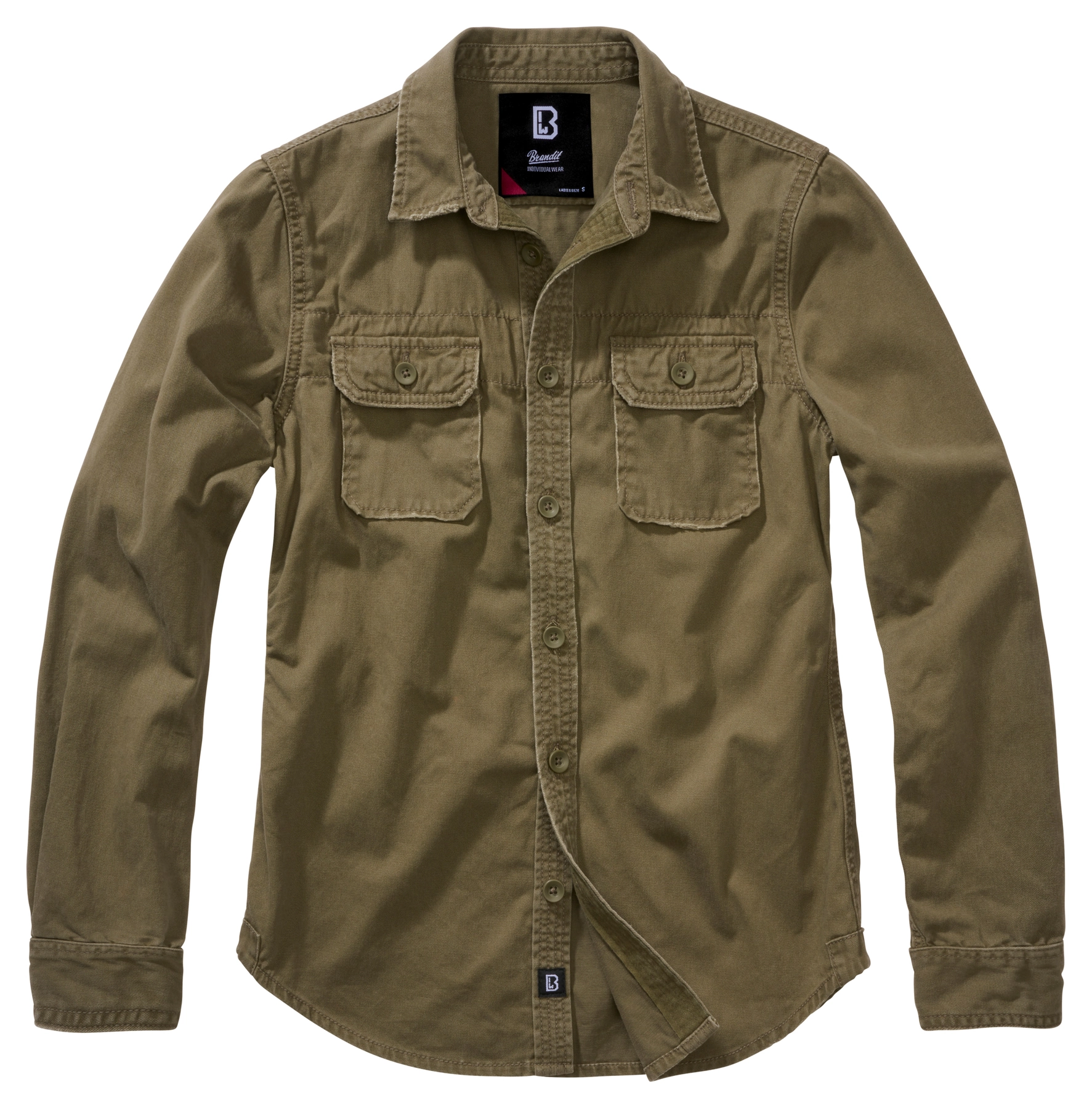 Brandit BRANDIT VINTAGE MT.XXL DAMES OVERHEMD OLIJF