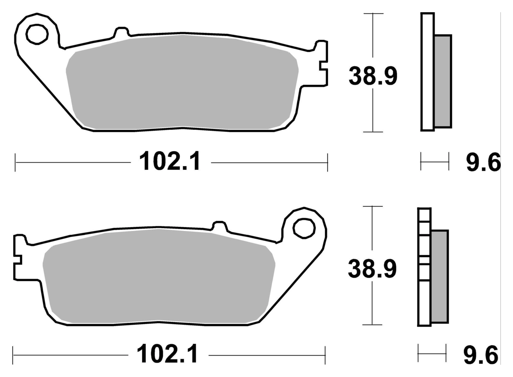 Plaquettes De Frein Metal Fritté
