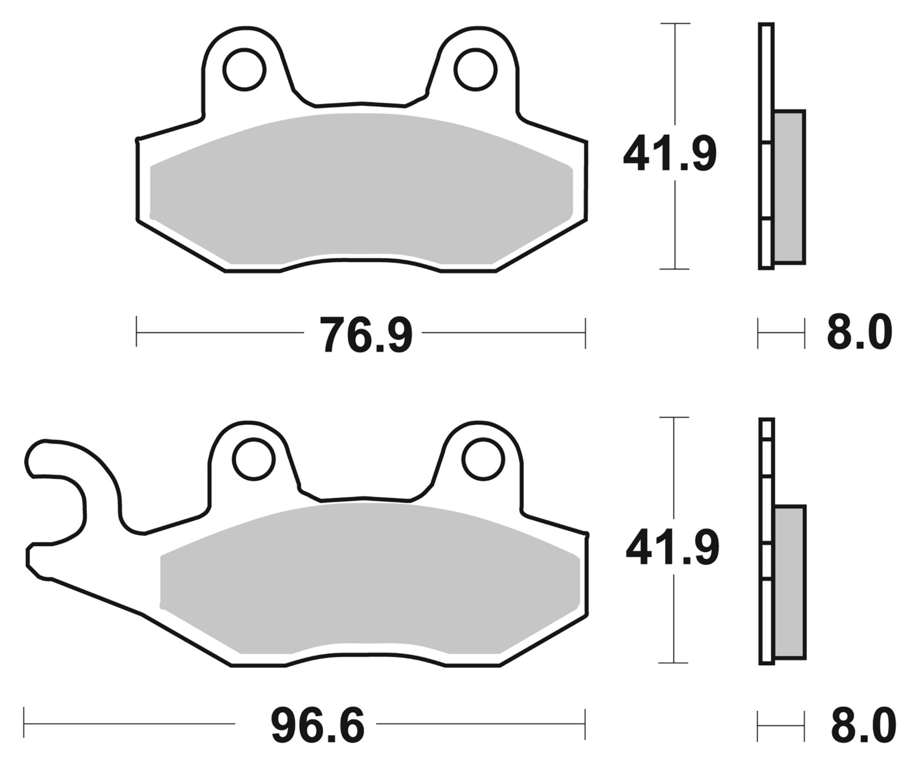 Plaquettes De Frein Metal Fritté