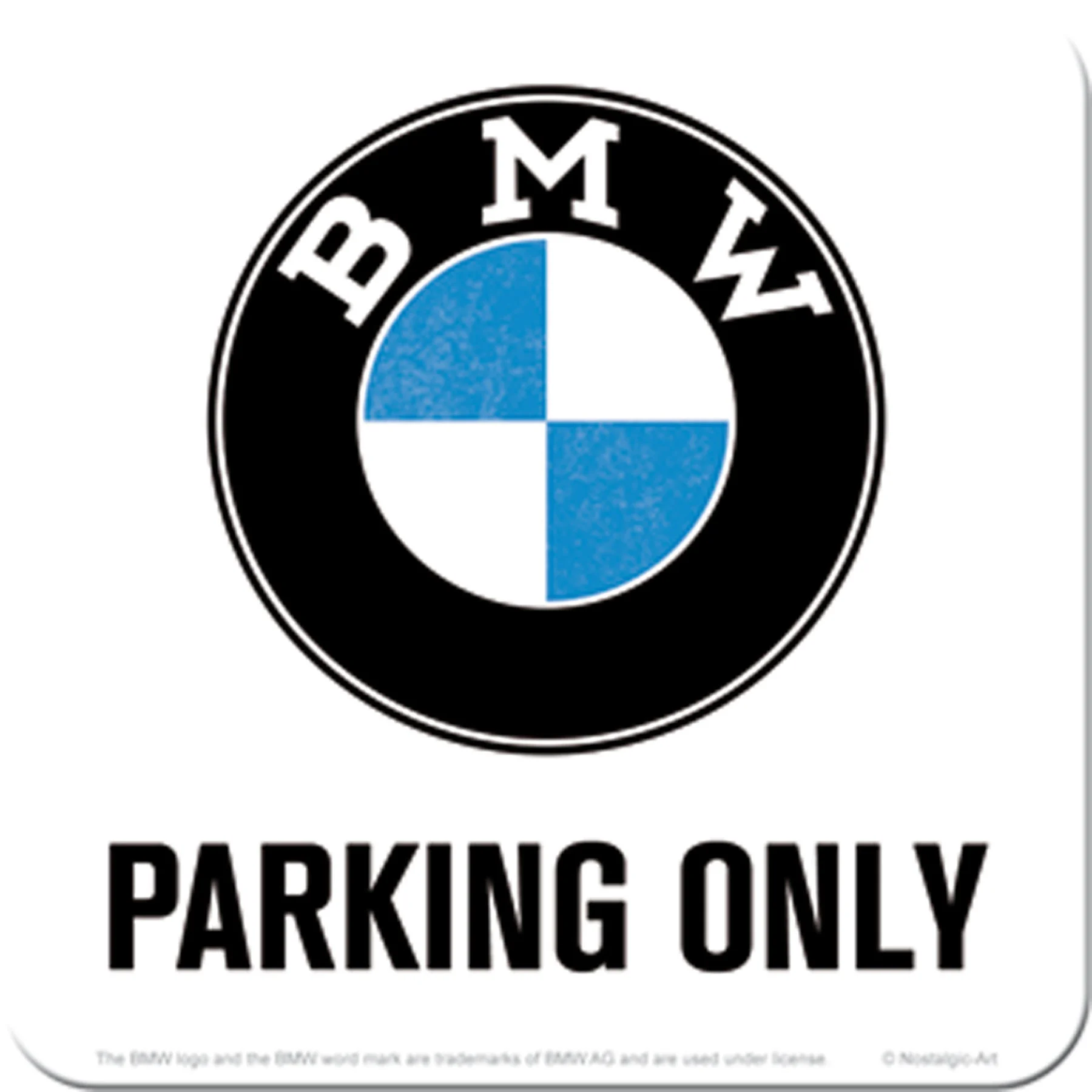 "Parking Only" Sous-Verre