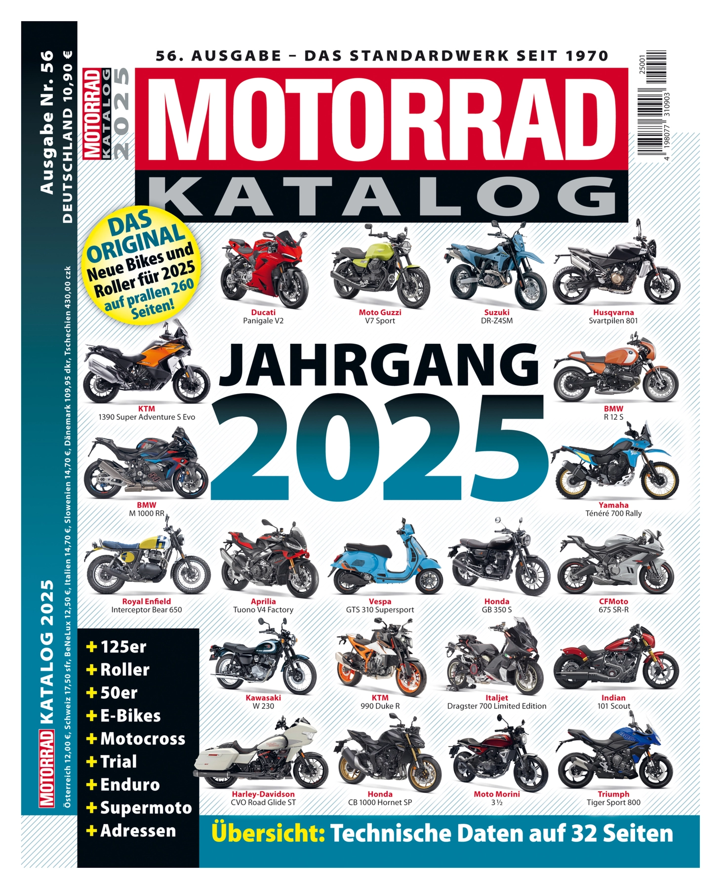 Motorrad MOTORRAD KATALOG 2025 MAGAZINE, 250 PAGES