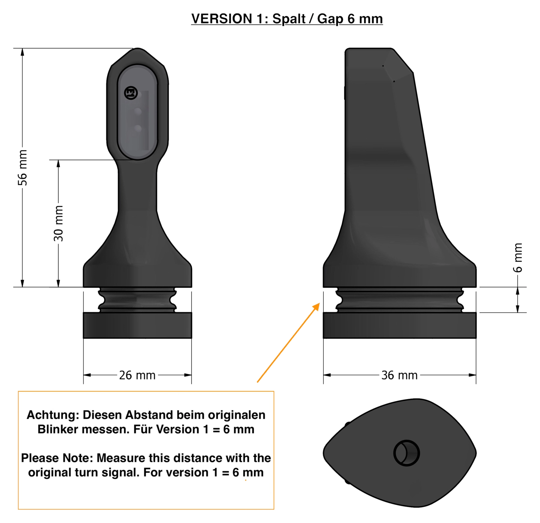 Clignotant Venator Ducati