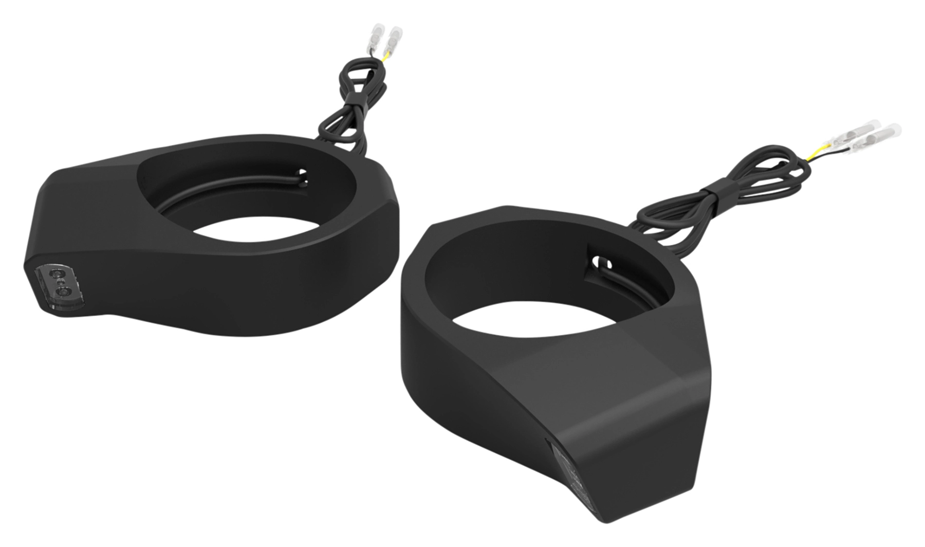 *Three Evo* Fork Clamps for Turn Signals