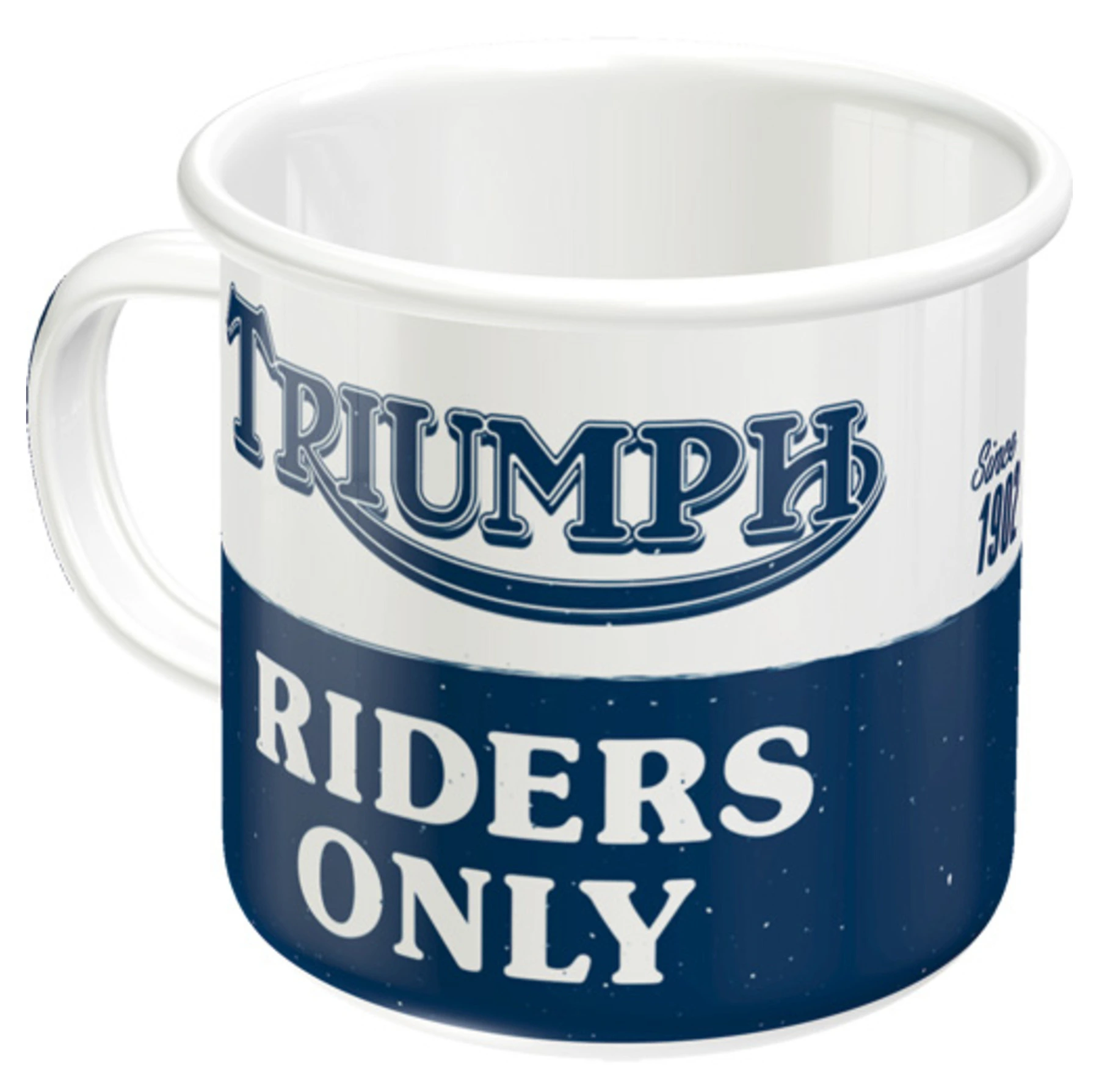 enamel mug Triumph Drivers Only