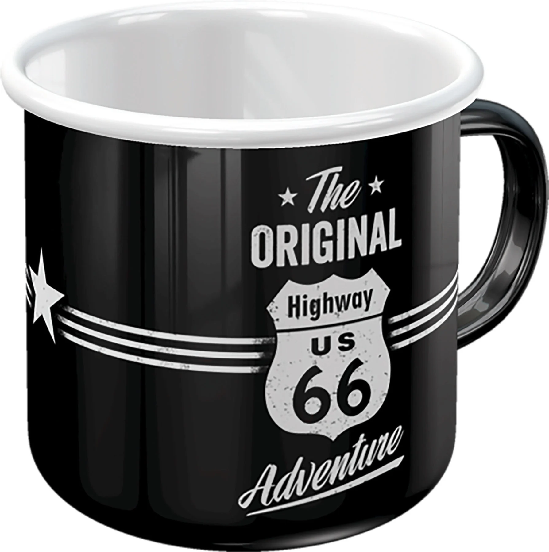 Emaljmugg Route 66
