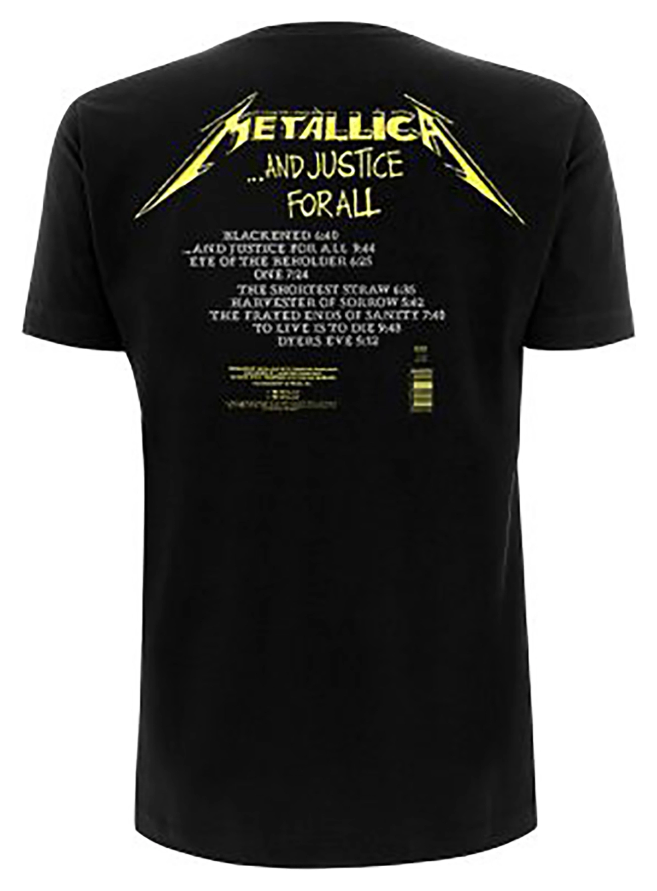 Metallica And Justice For All Tracks