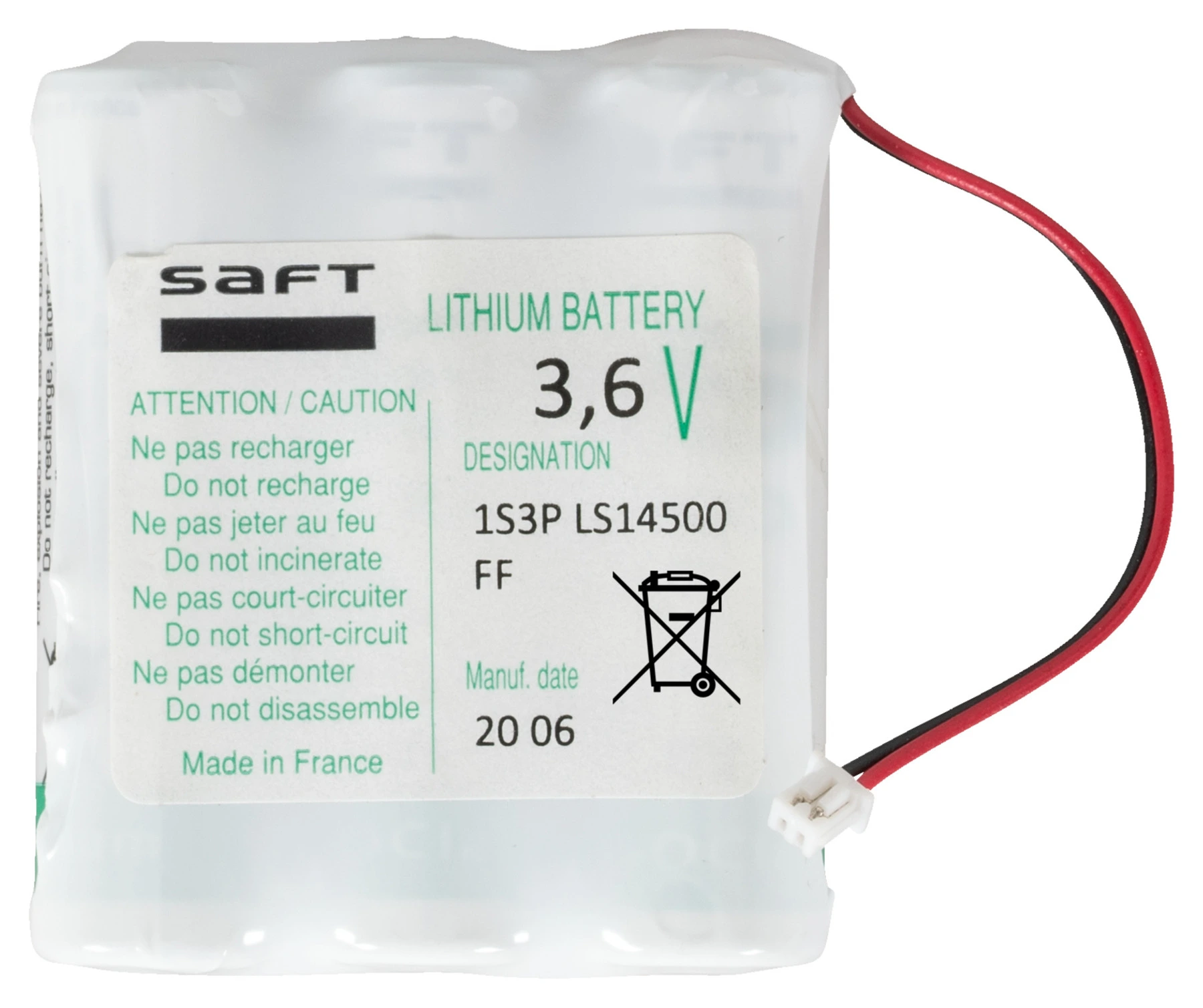 Batterie rech. Bering 3,6V E-Protect Air