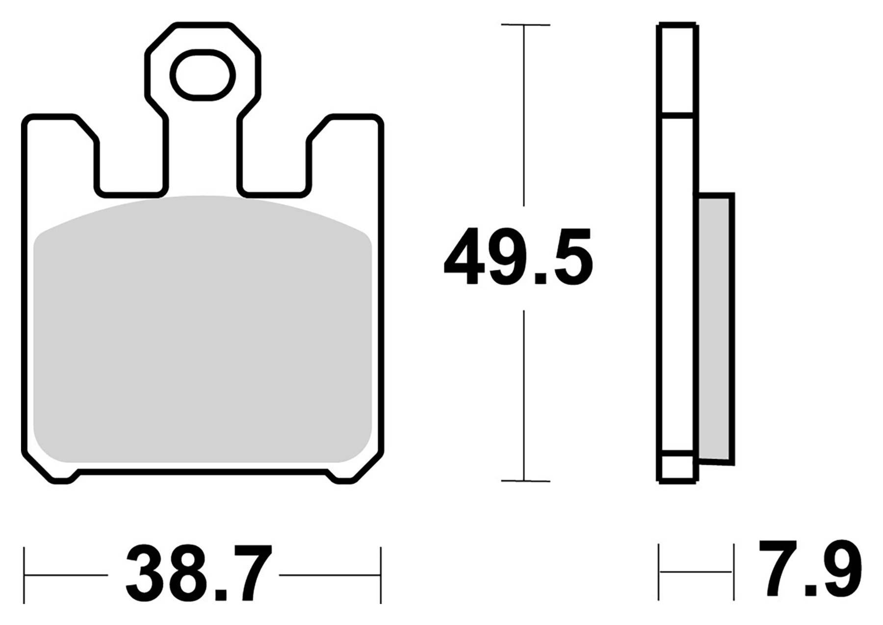 Plaquettes De Frein Metal Fritté