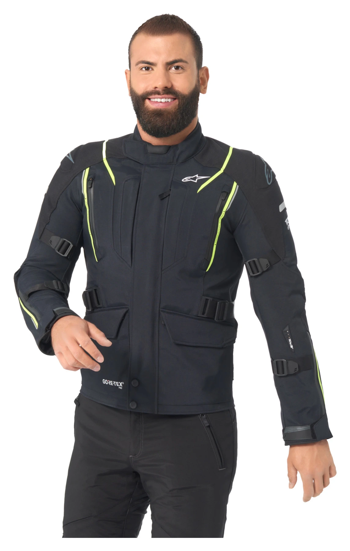 alpinestars A STARS BIG SUR SIZE M PRO TEXT. JACKET BLK YEL