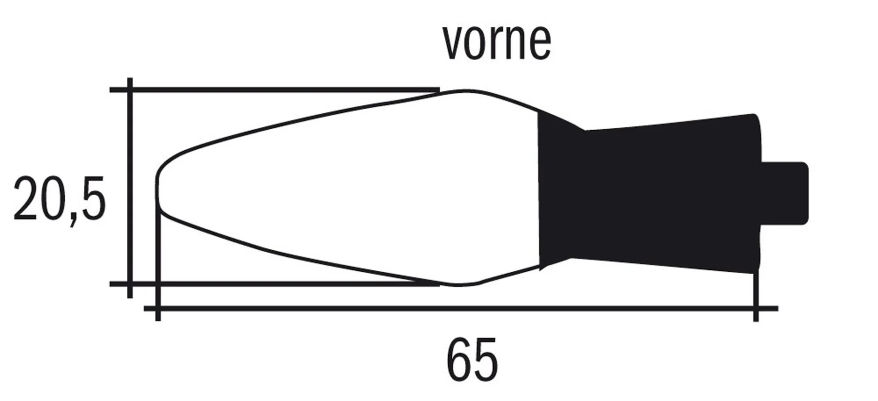 LED-Blinker mo.blaze ice