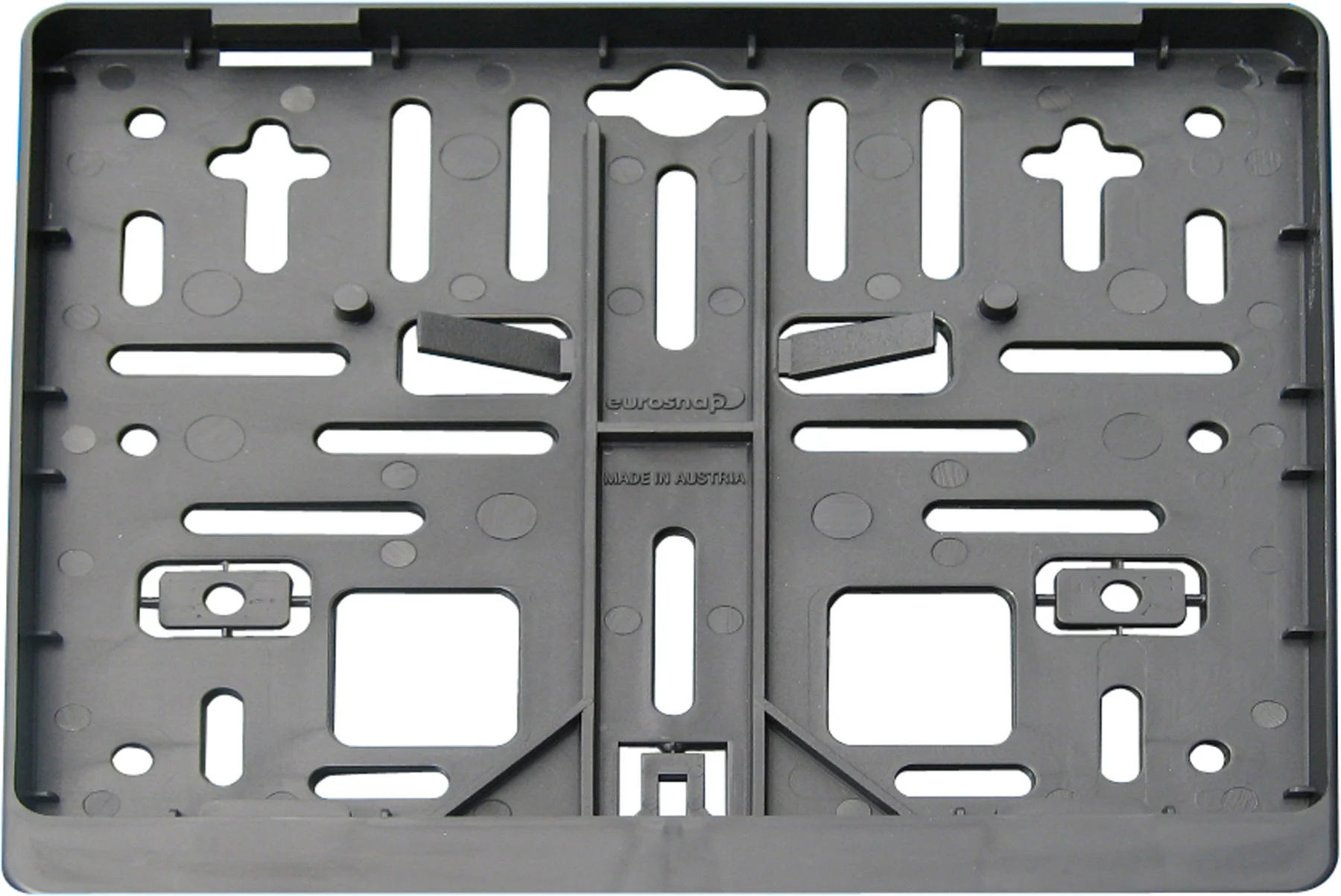 Austria licence plate holder, black