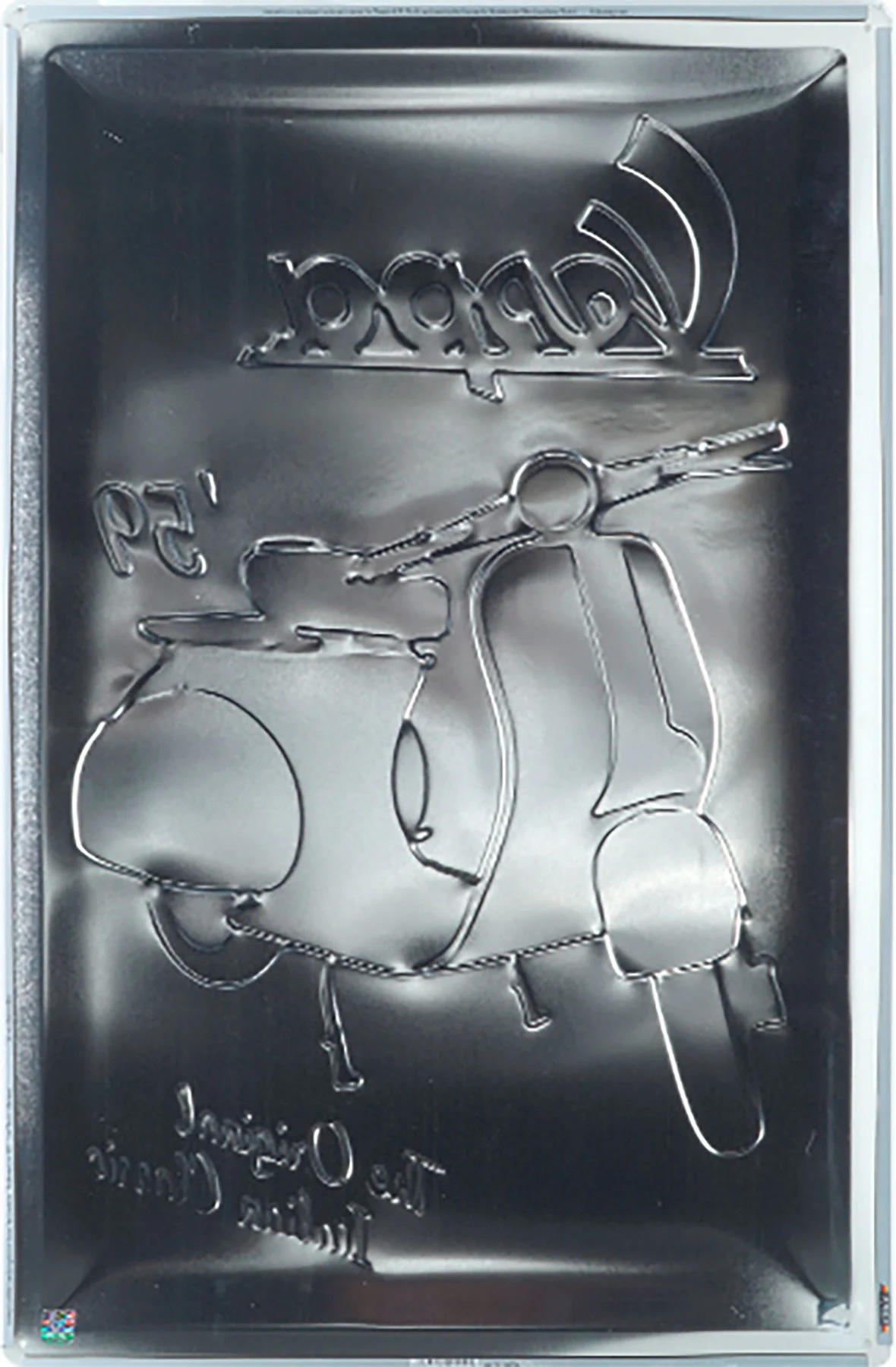 Retro Blechschild Vespa 59