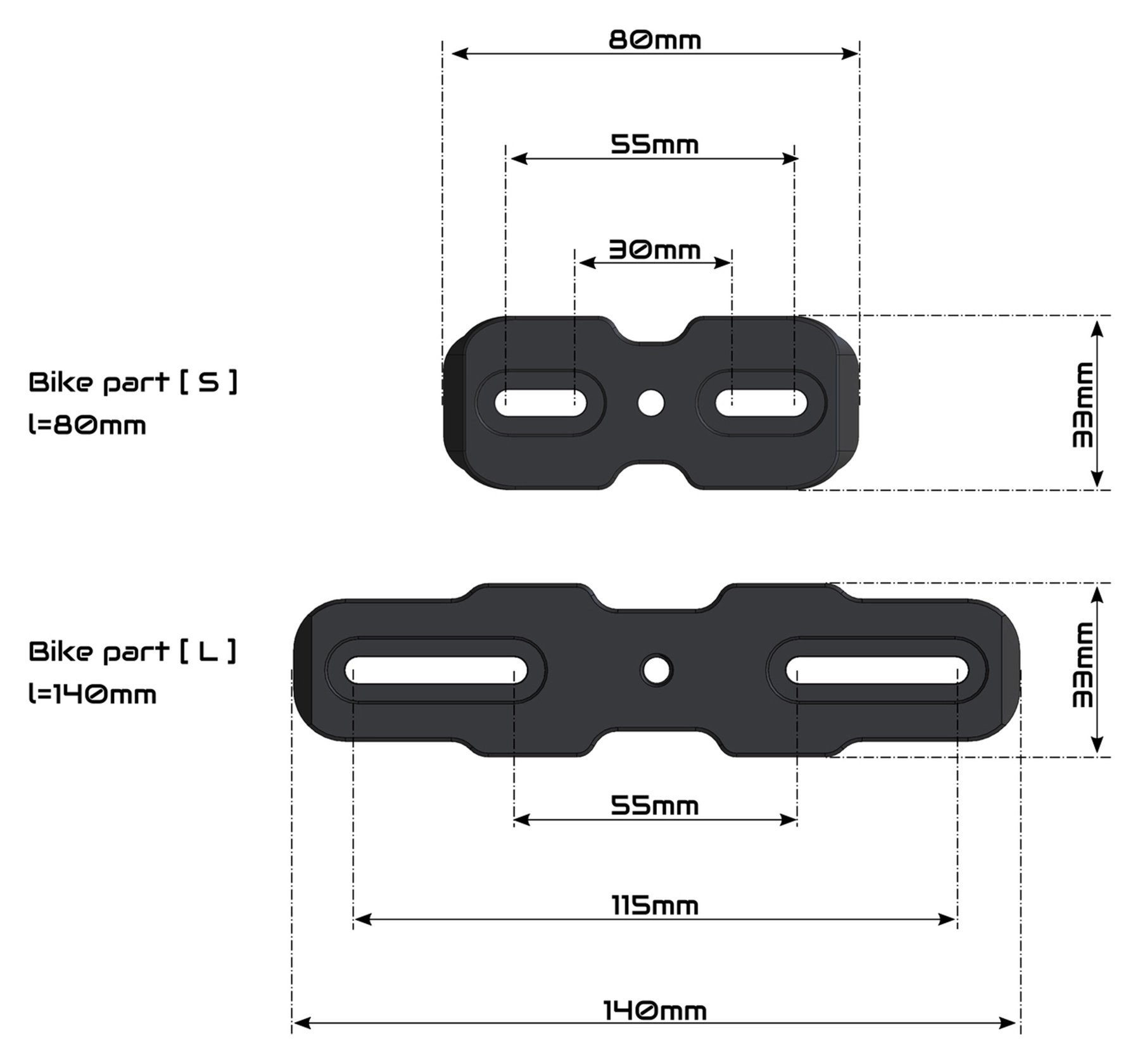 Pro Basic Set S changeable number plate