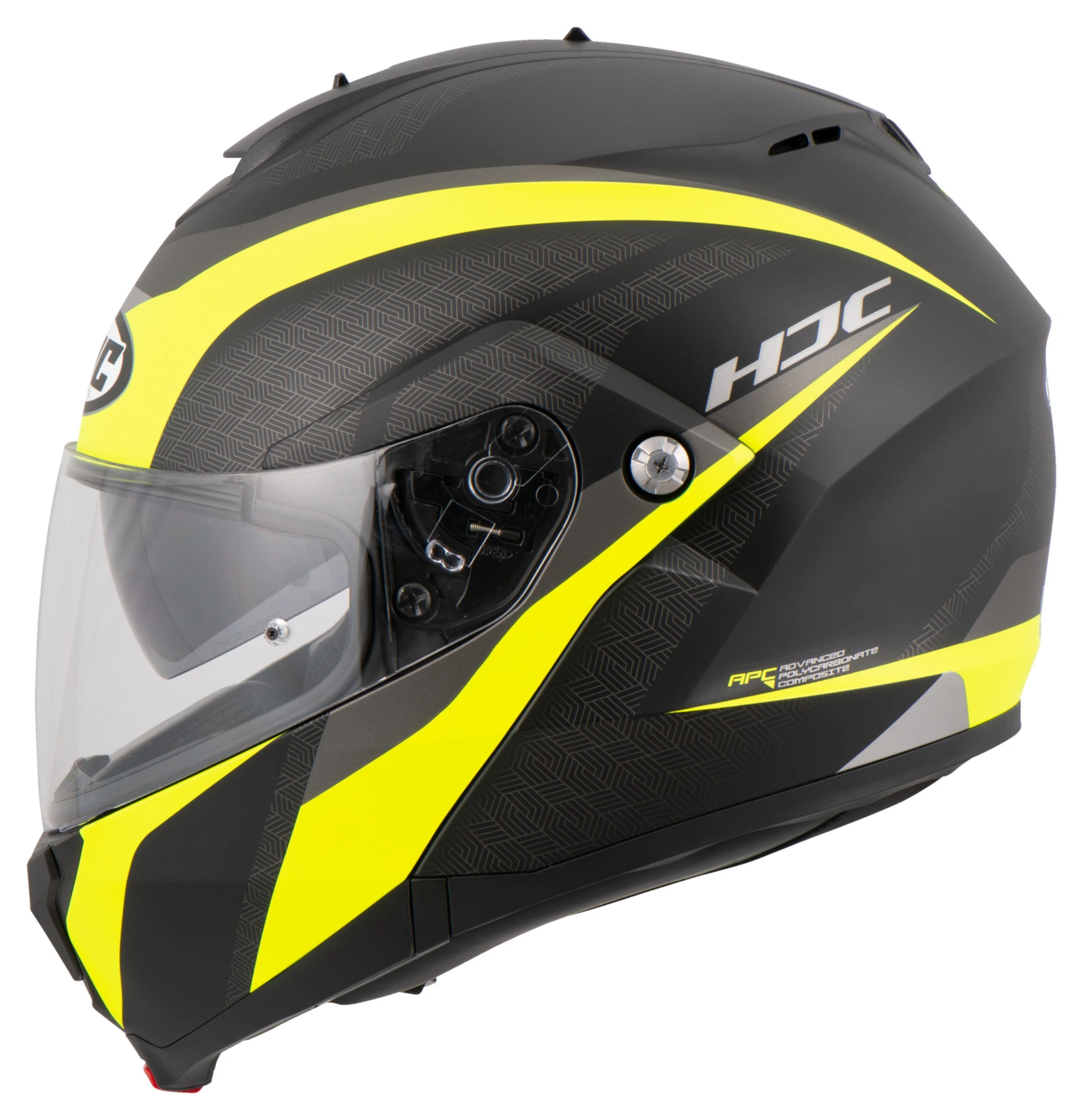 HJC HJC C91 TALY SIZE S MATT BLACK/YELLOW MC4HSF