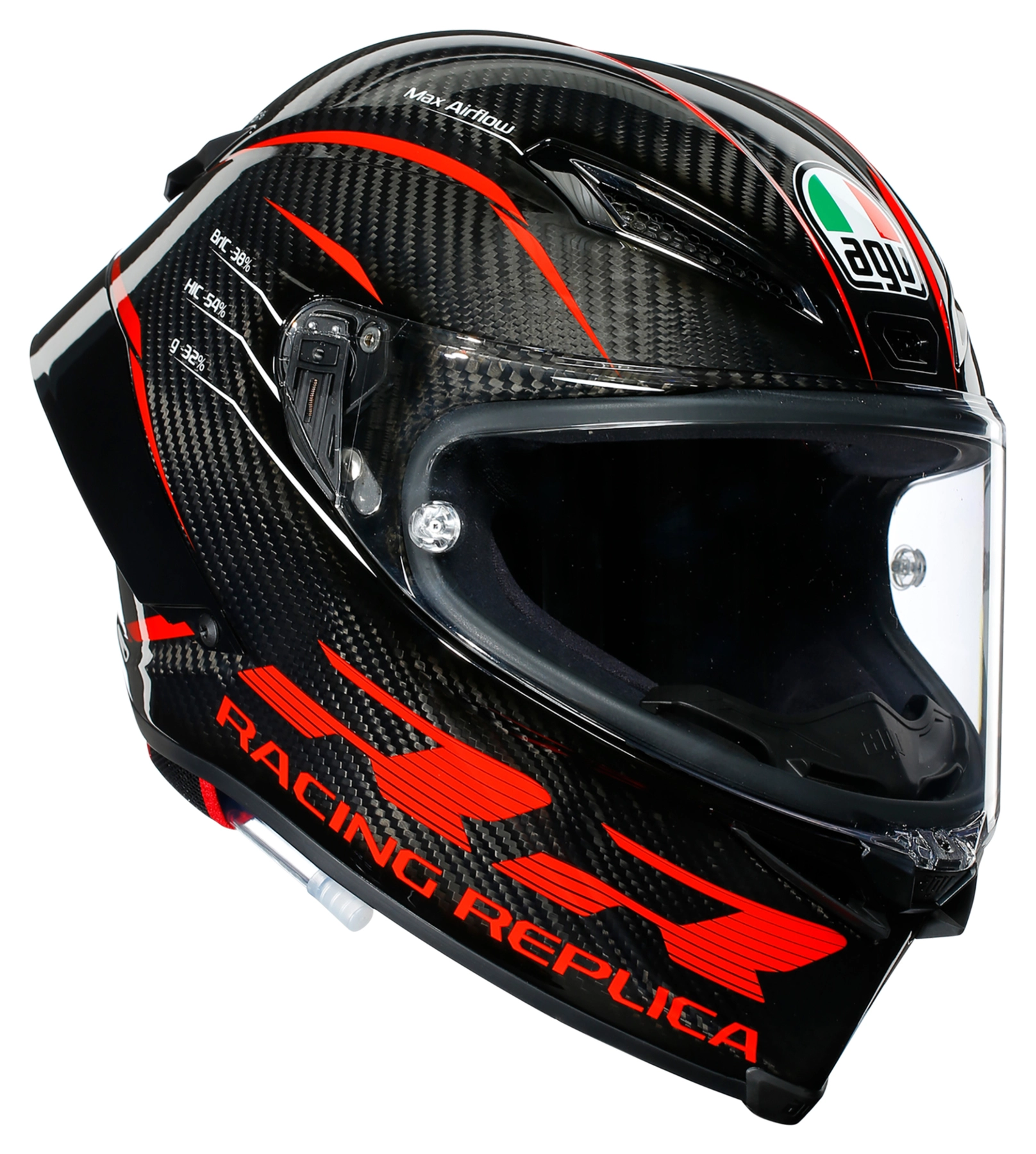 AGV AGV PISTA GP RR 2.6 SZ.57 PERFORMANCE CARBON/RED