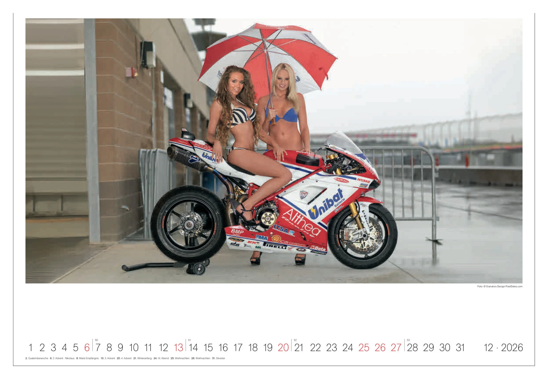 Bike&Girls Kalender 2026