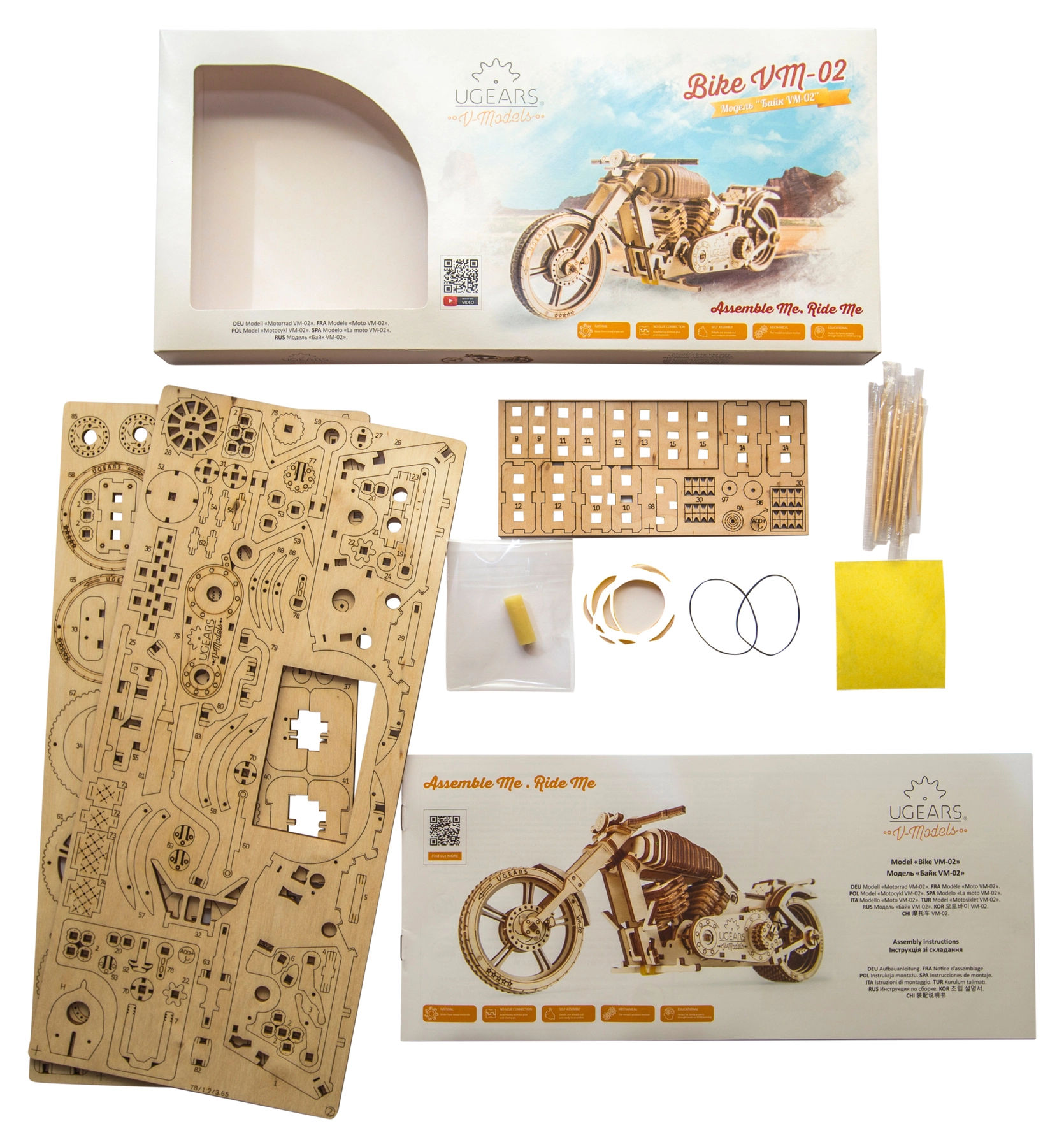 Motocykl Chopper VM-02 Ugears