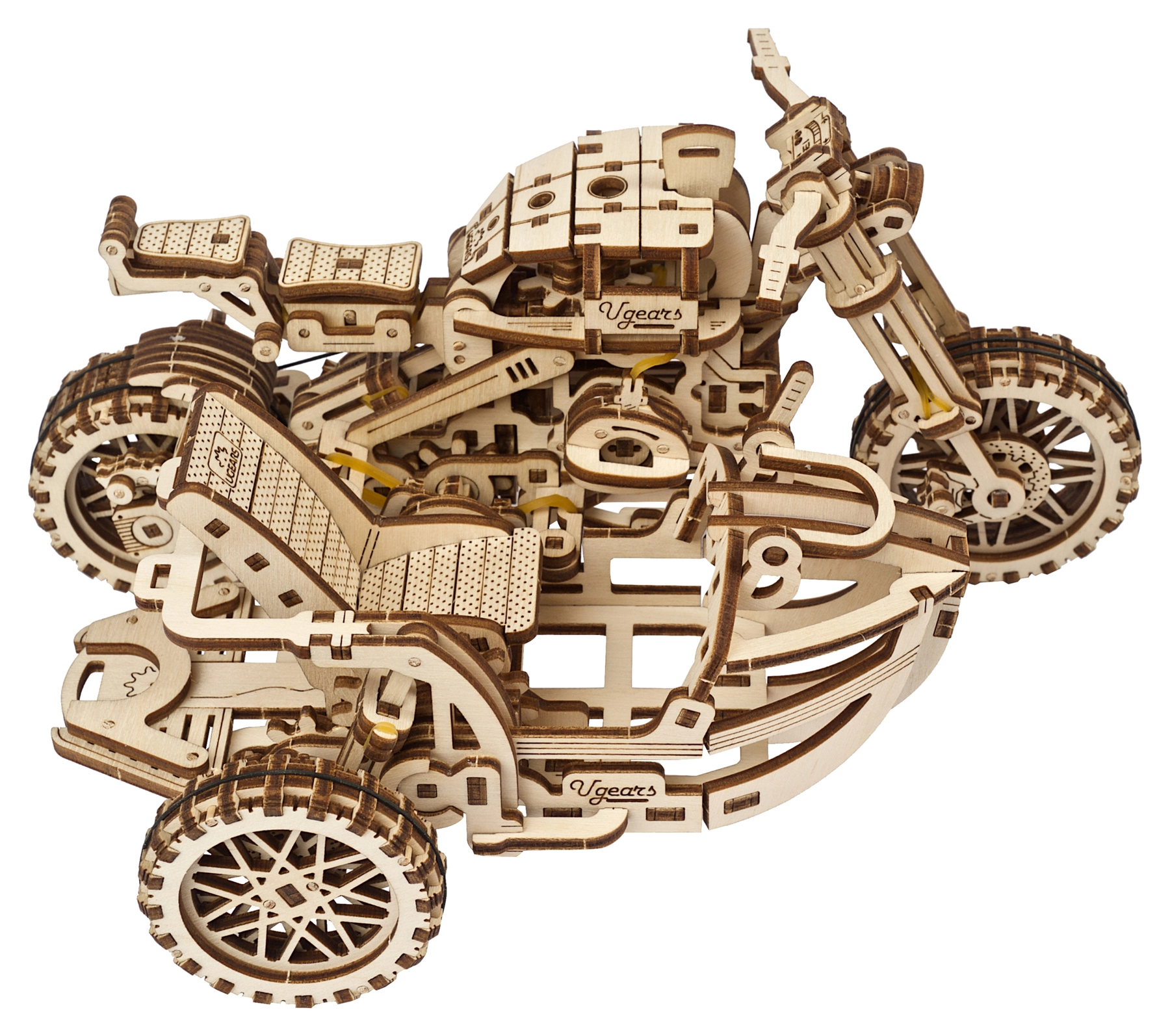 Model motocyklu UGEARS Scrambler UGR-10