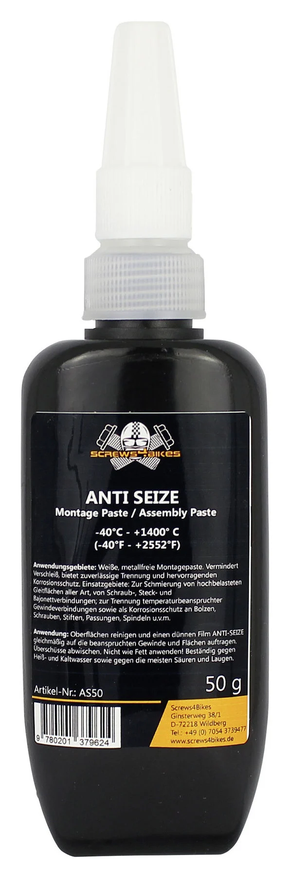 Screws4Bikes Anti-Seize assembly paste