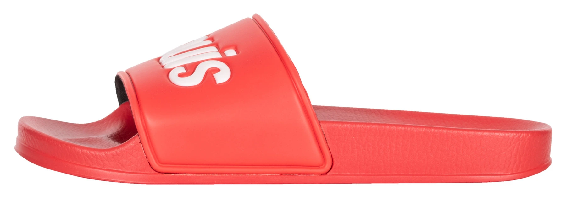 Red supreme flip flops store