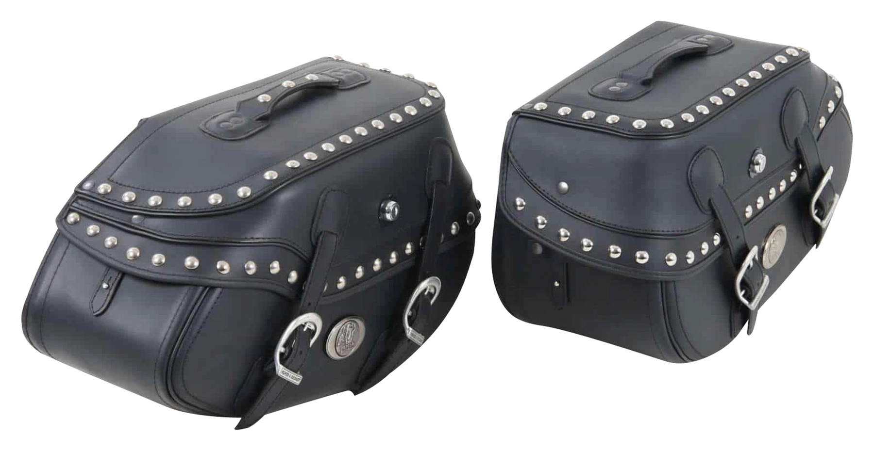 Buffalo leather saddlebags store