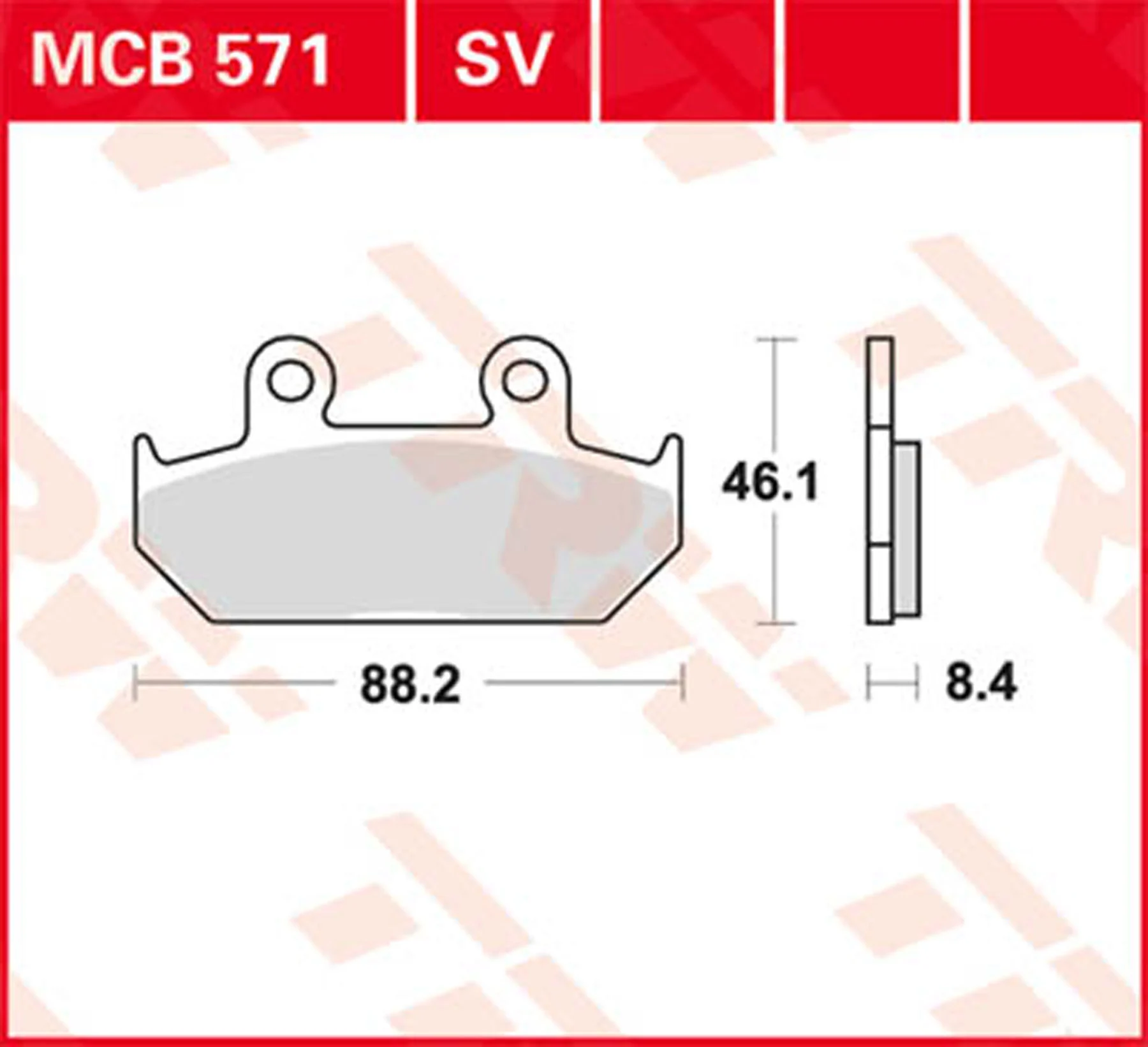 Brakepads Organic