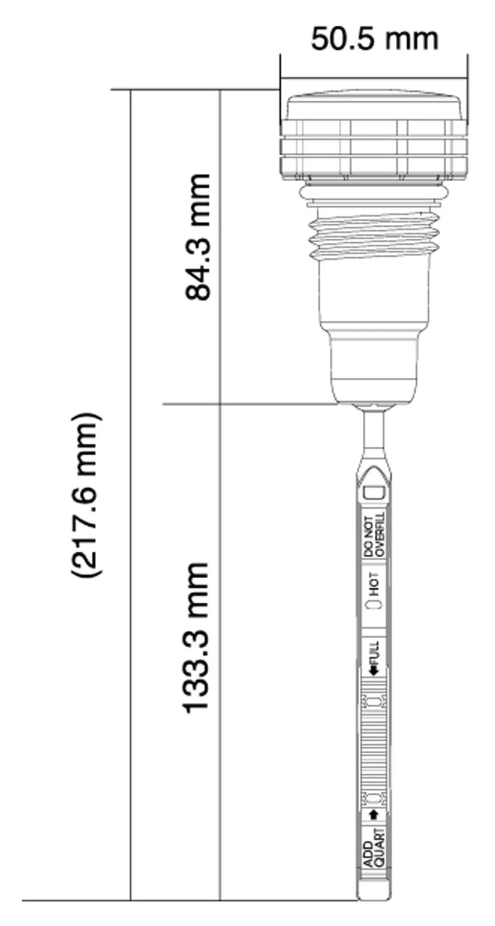 Harley-Davidson Oil-Level Gauge