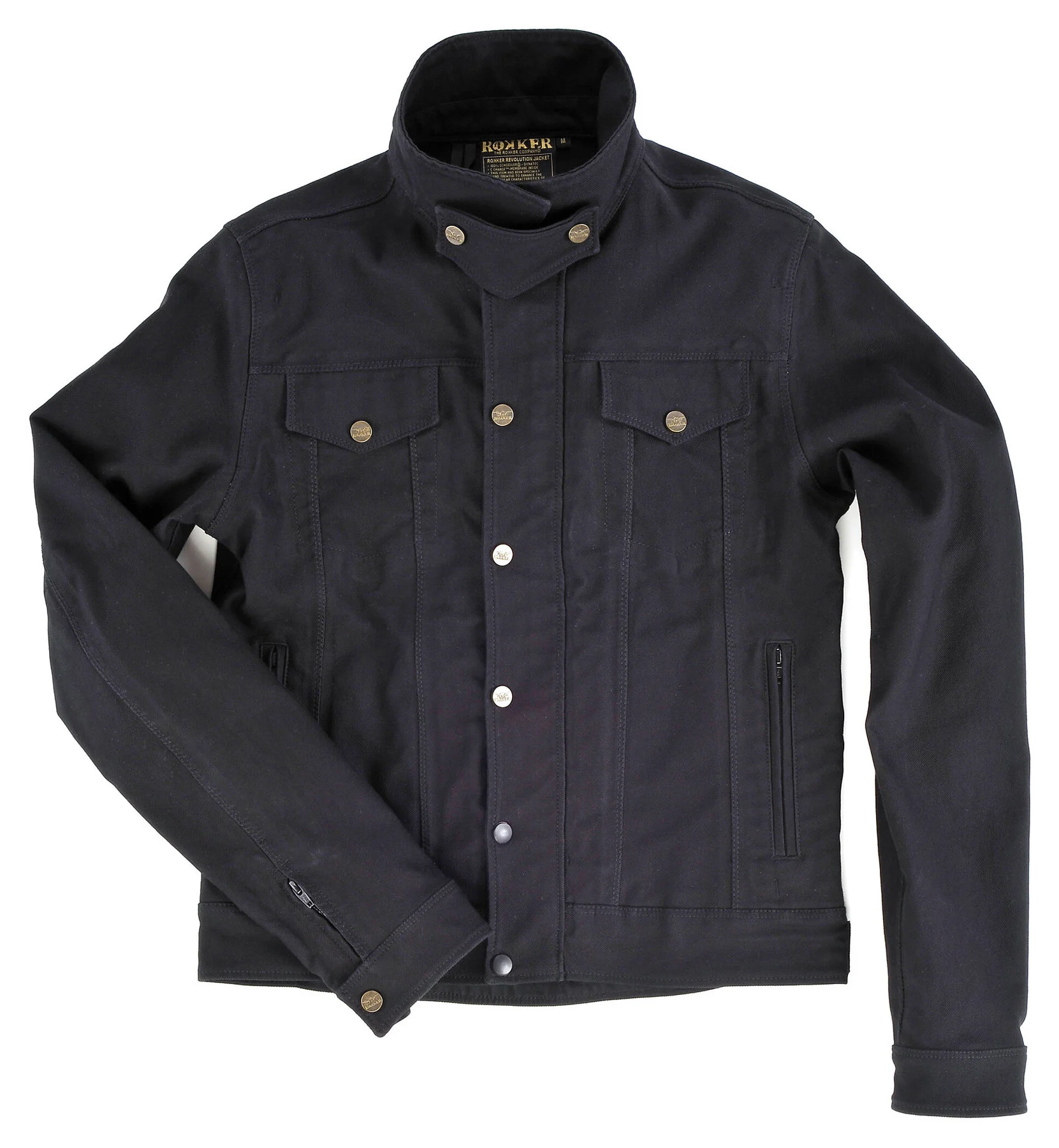 Rokker ROKKER BLACK JACKET SIZE 3XL JEANS JACKET BLK