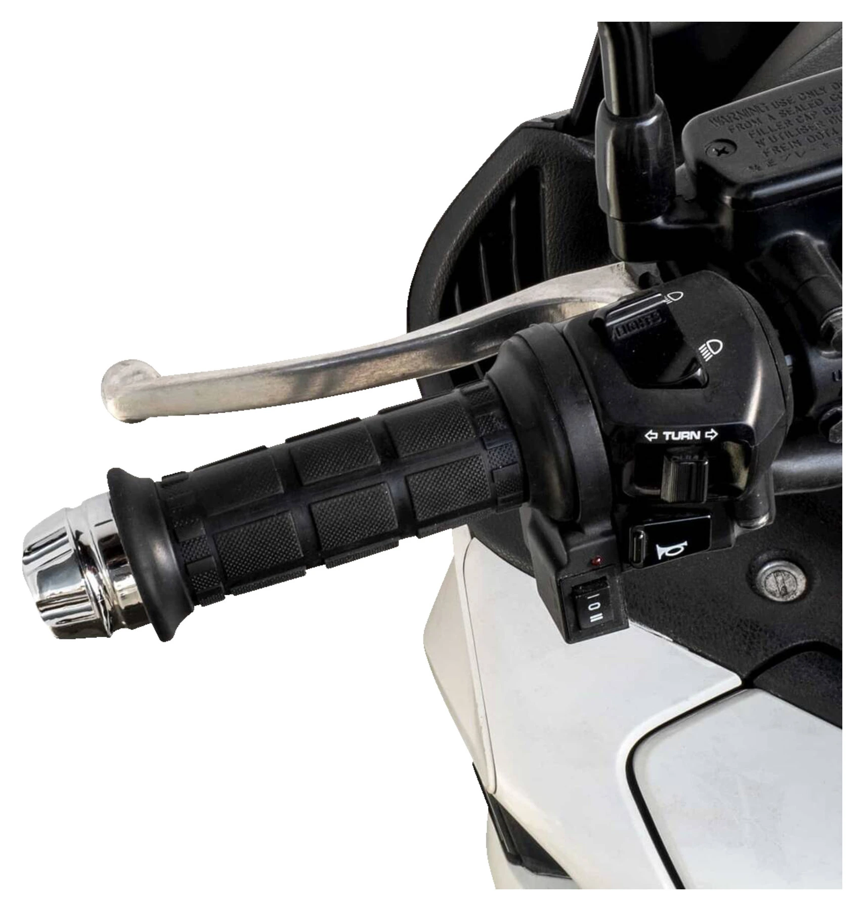Heating grips with 2 temperature levels