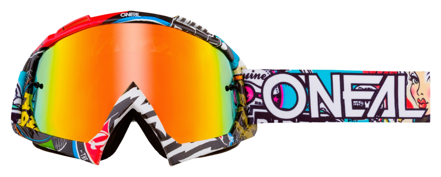 O'NEAL B-10 Youth Goggle Ersatz-Objektiv Gelb - Für Motocross Und Mountainbike