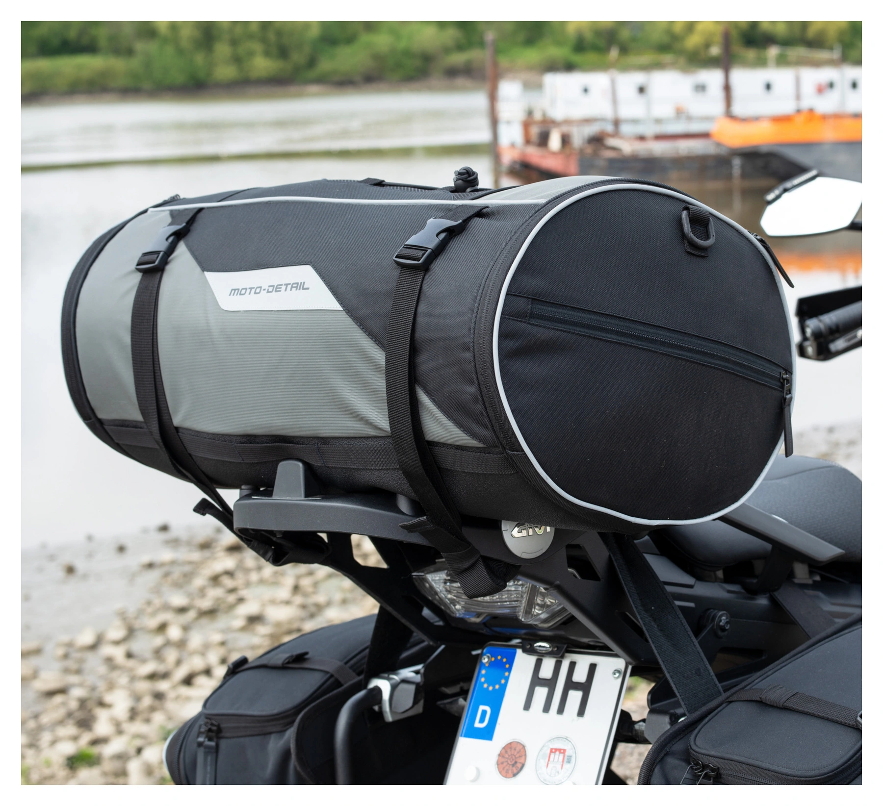 Motorcycle luggage roll bags hotsell