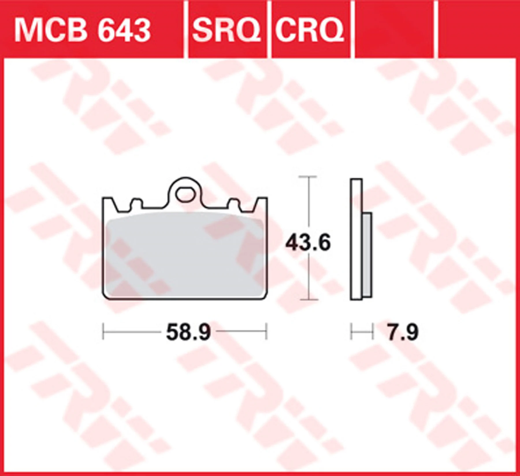 Brakepads Organic