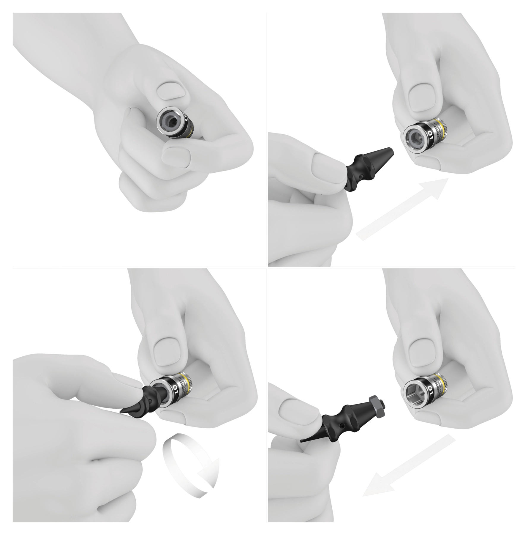 8100 SA All-in Zyklop Speed Ratchet Set