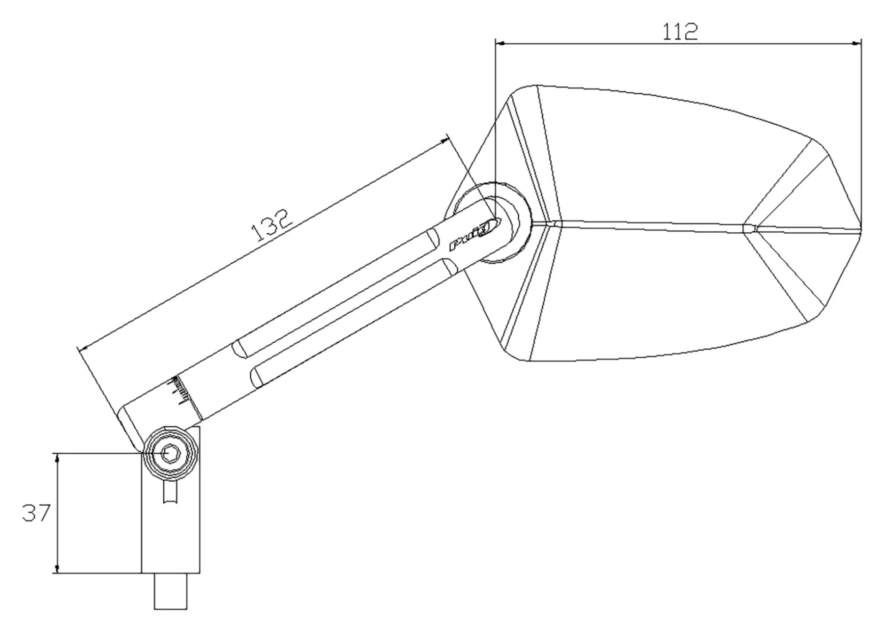 HANDLE MIRROR GT.1