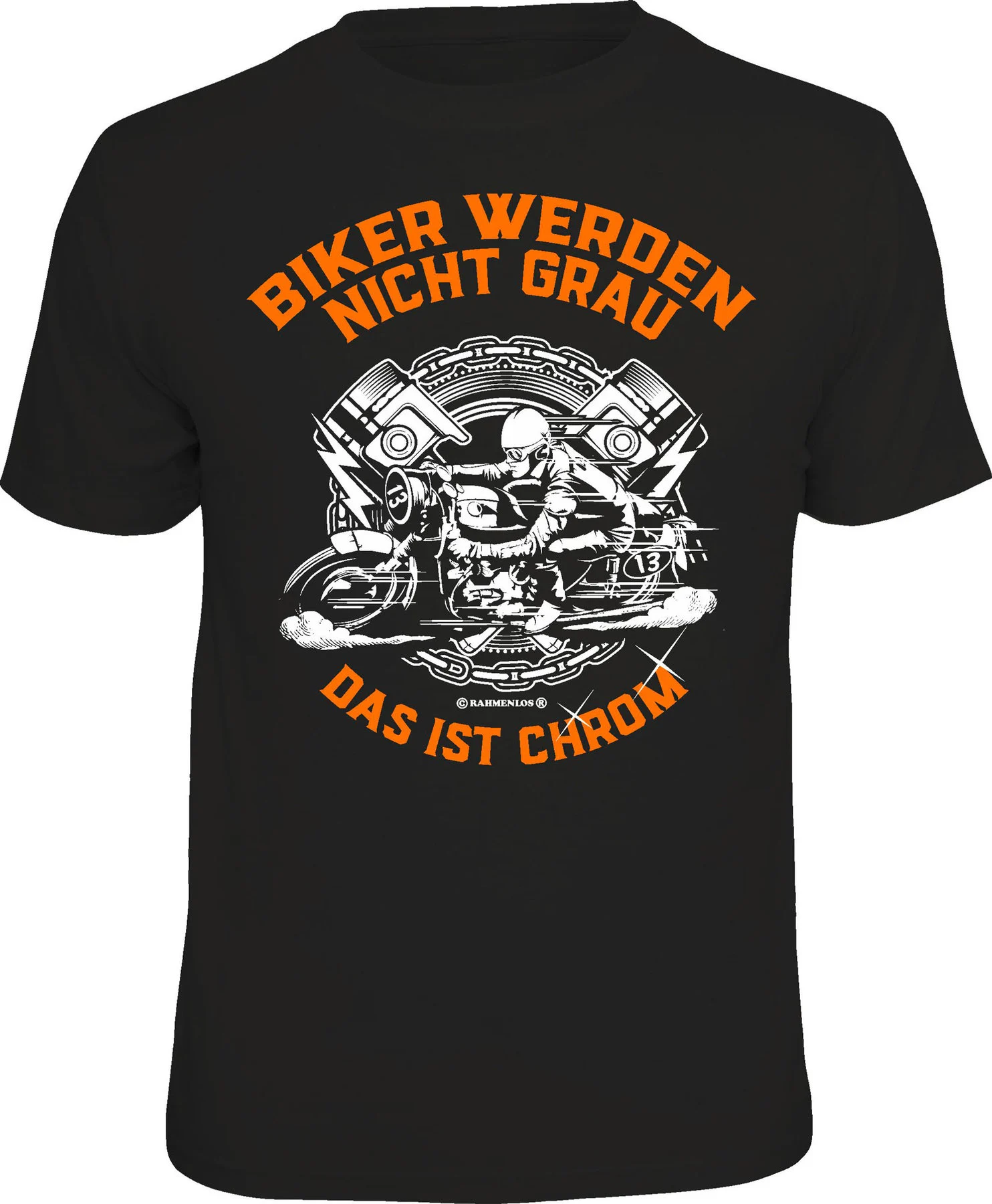 Chrom Statt Grau